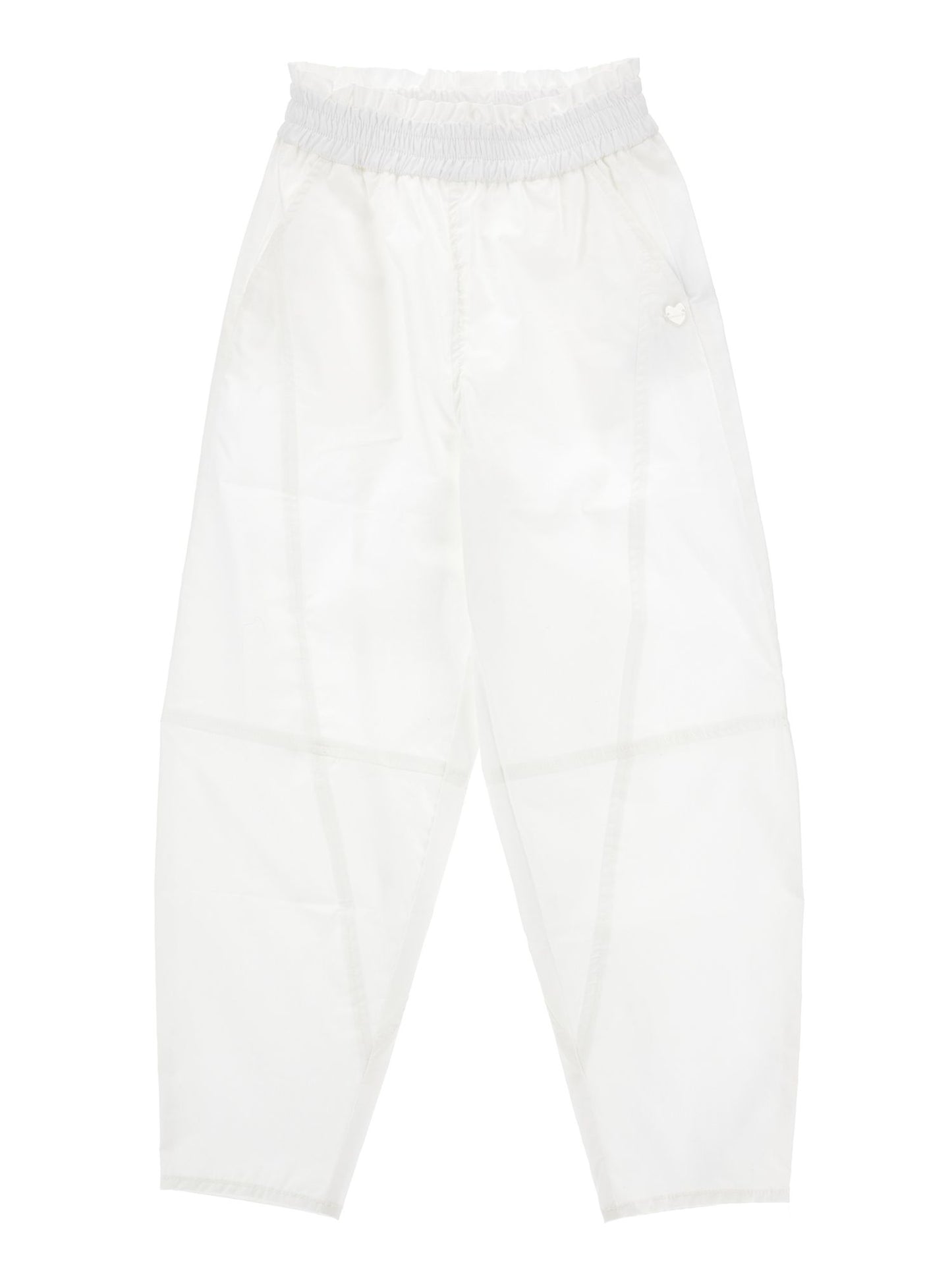 Poplin mum trousers