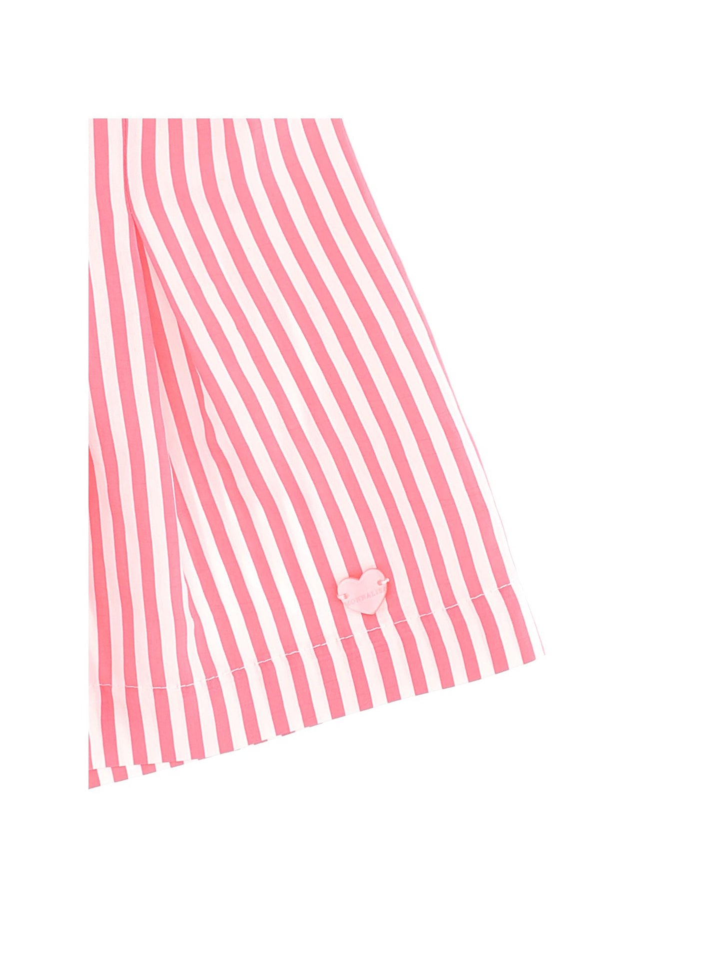 Striped viscose shorts