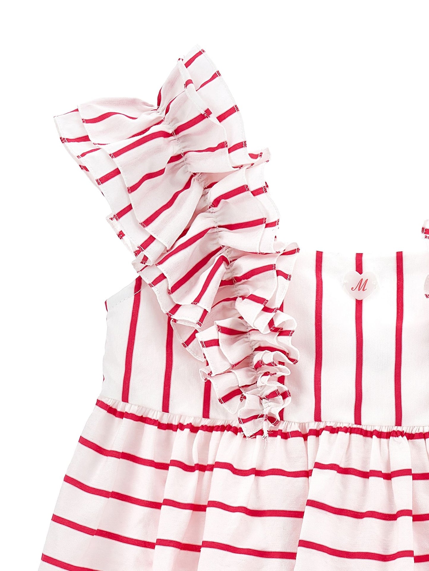 Cotton top with ruffles