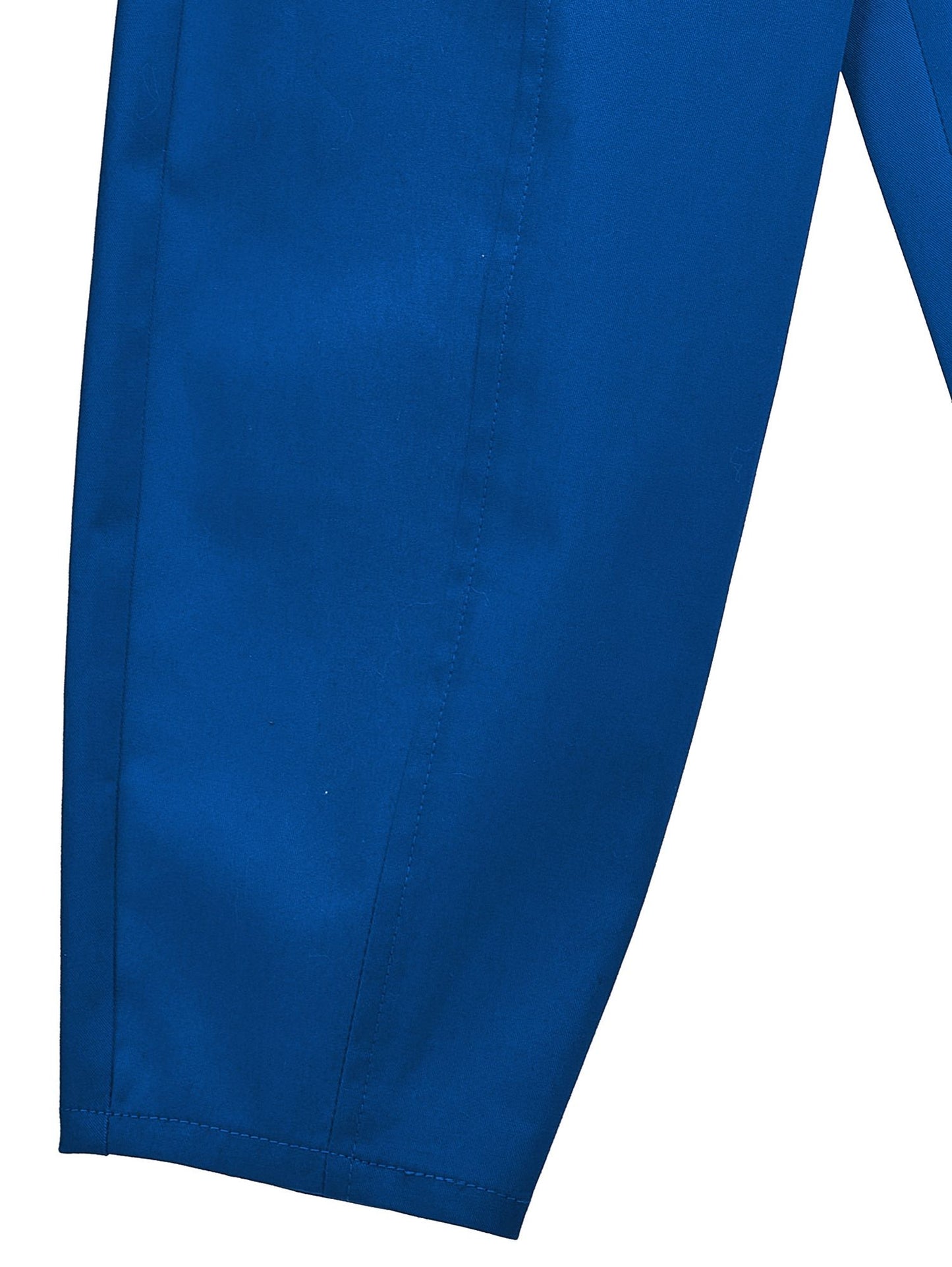 Long balloon gabardine trousers