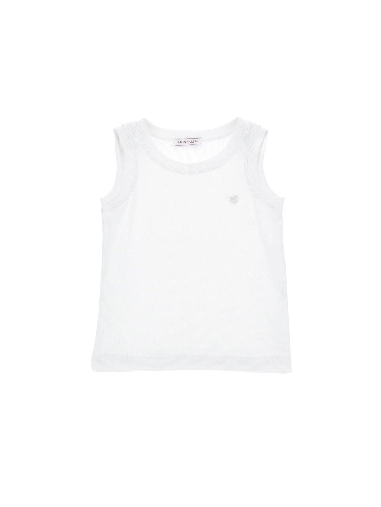 Ribbed viscose tank top
