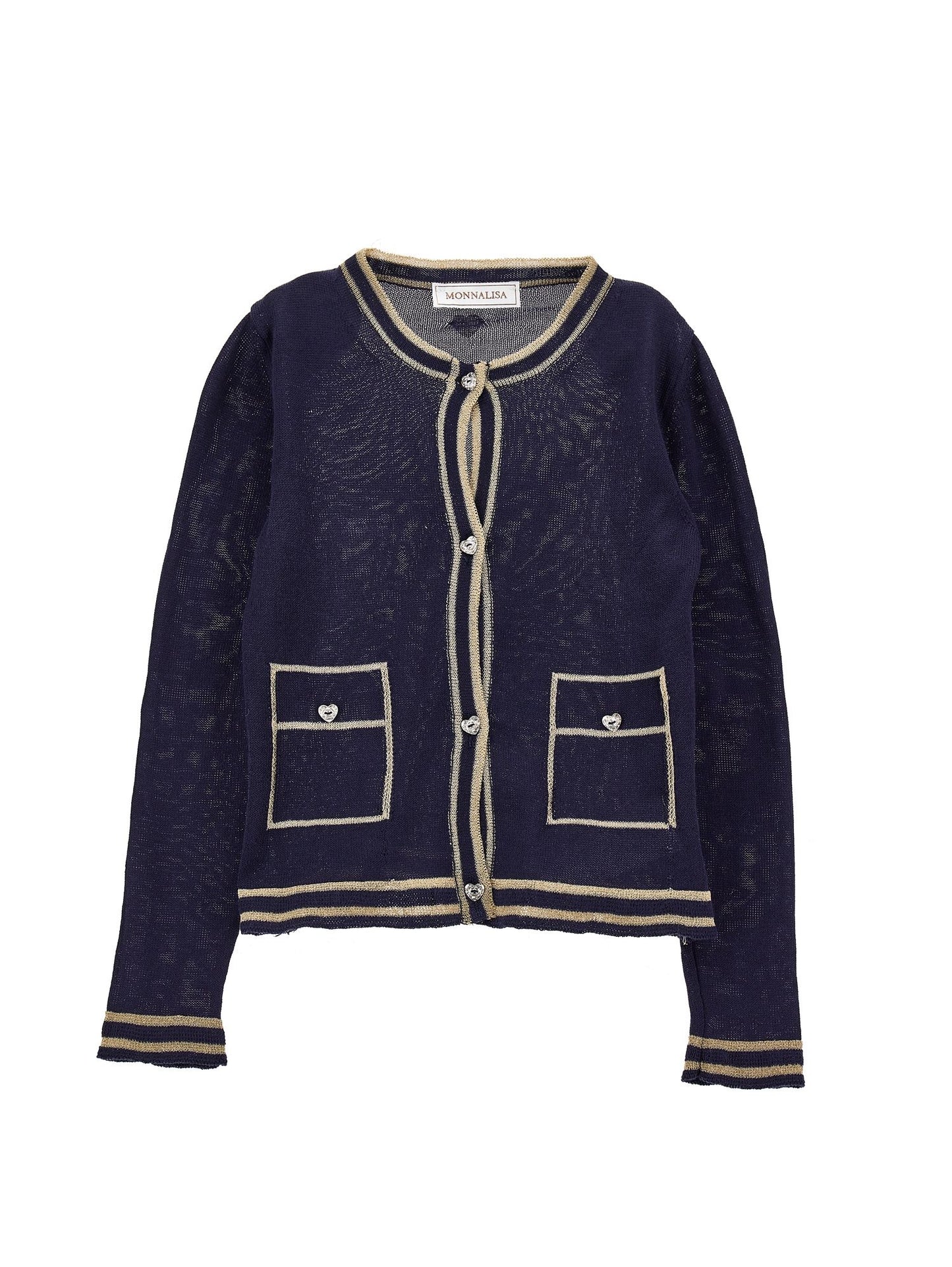 Lurex knitted jacket