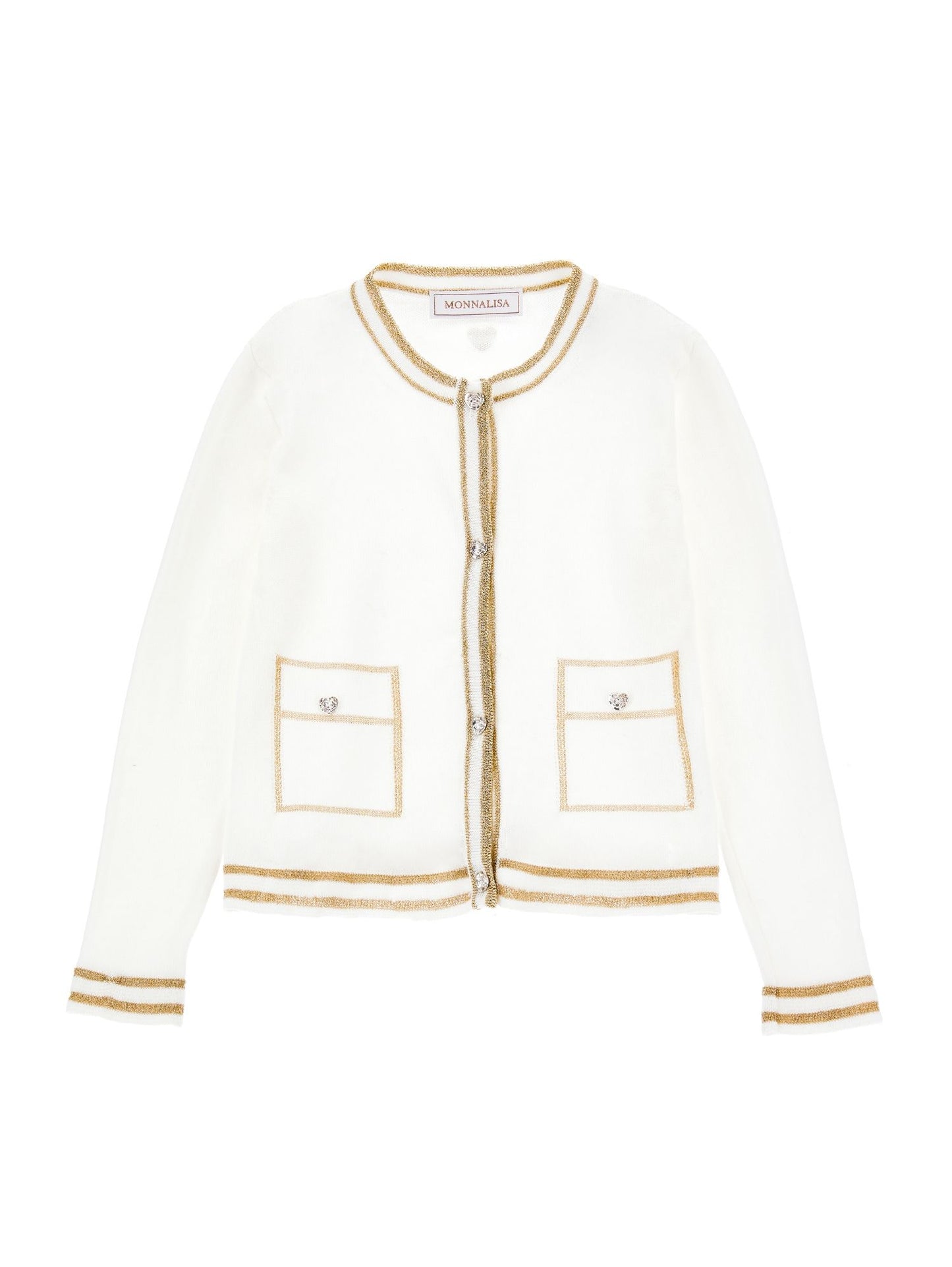 Lurex knitted jacket