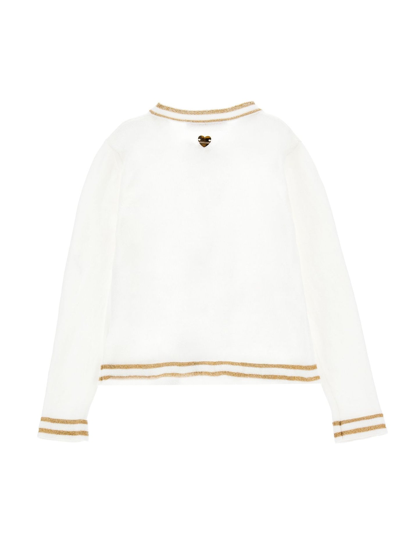 Lurex knitted jacket