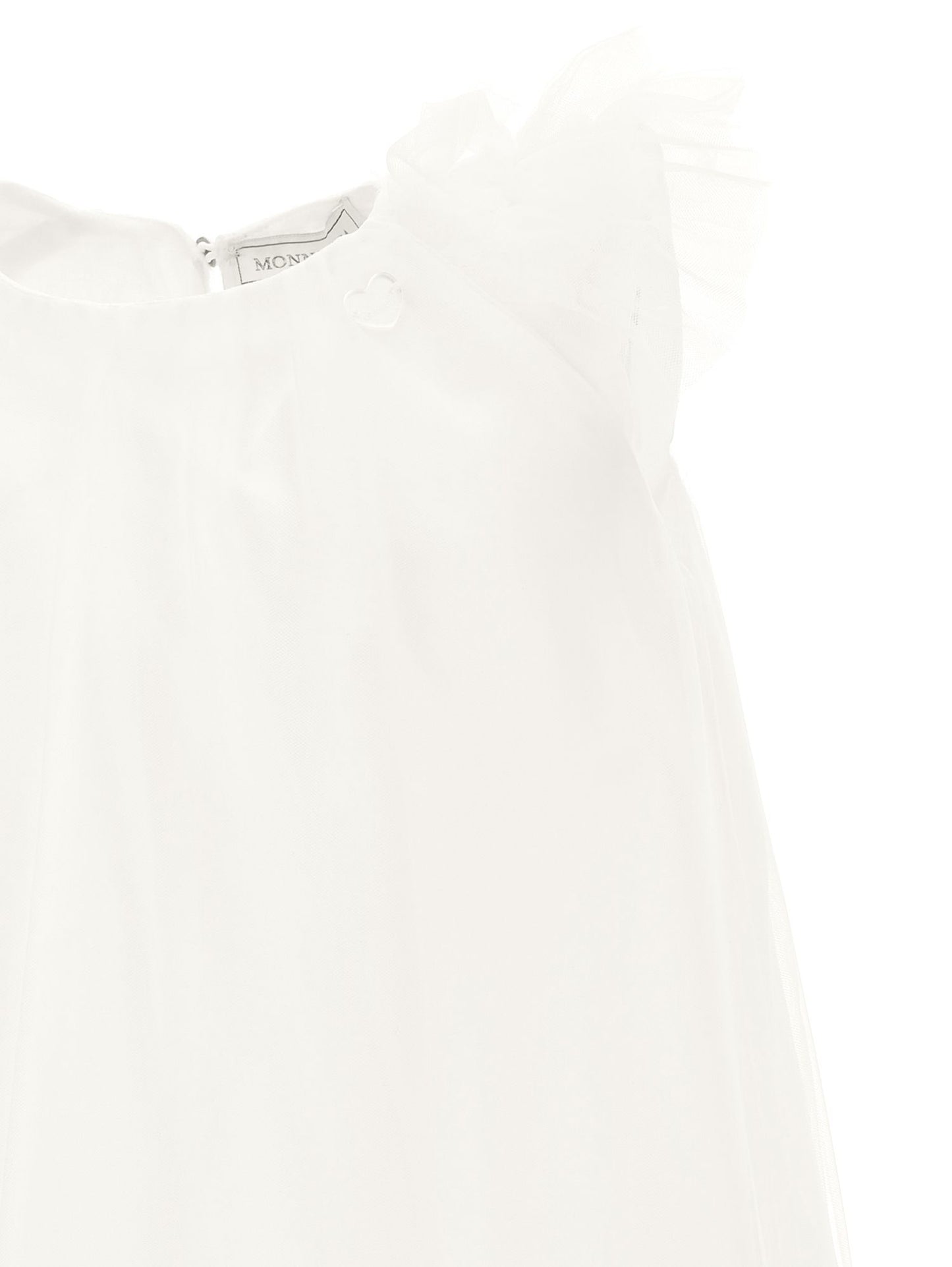 Tulle dress with small ruffles