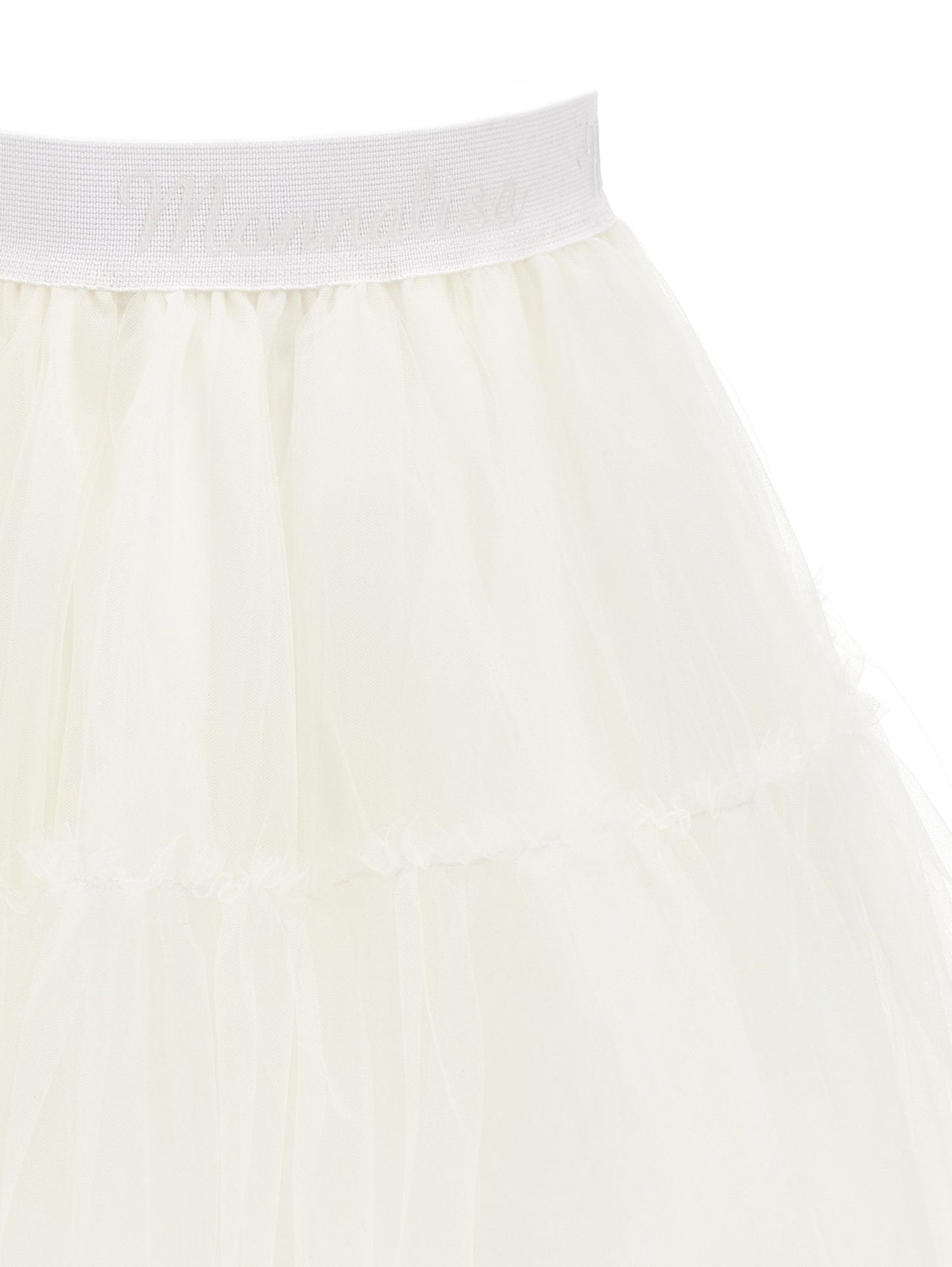 Silk hand tulle skirt