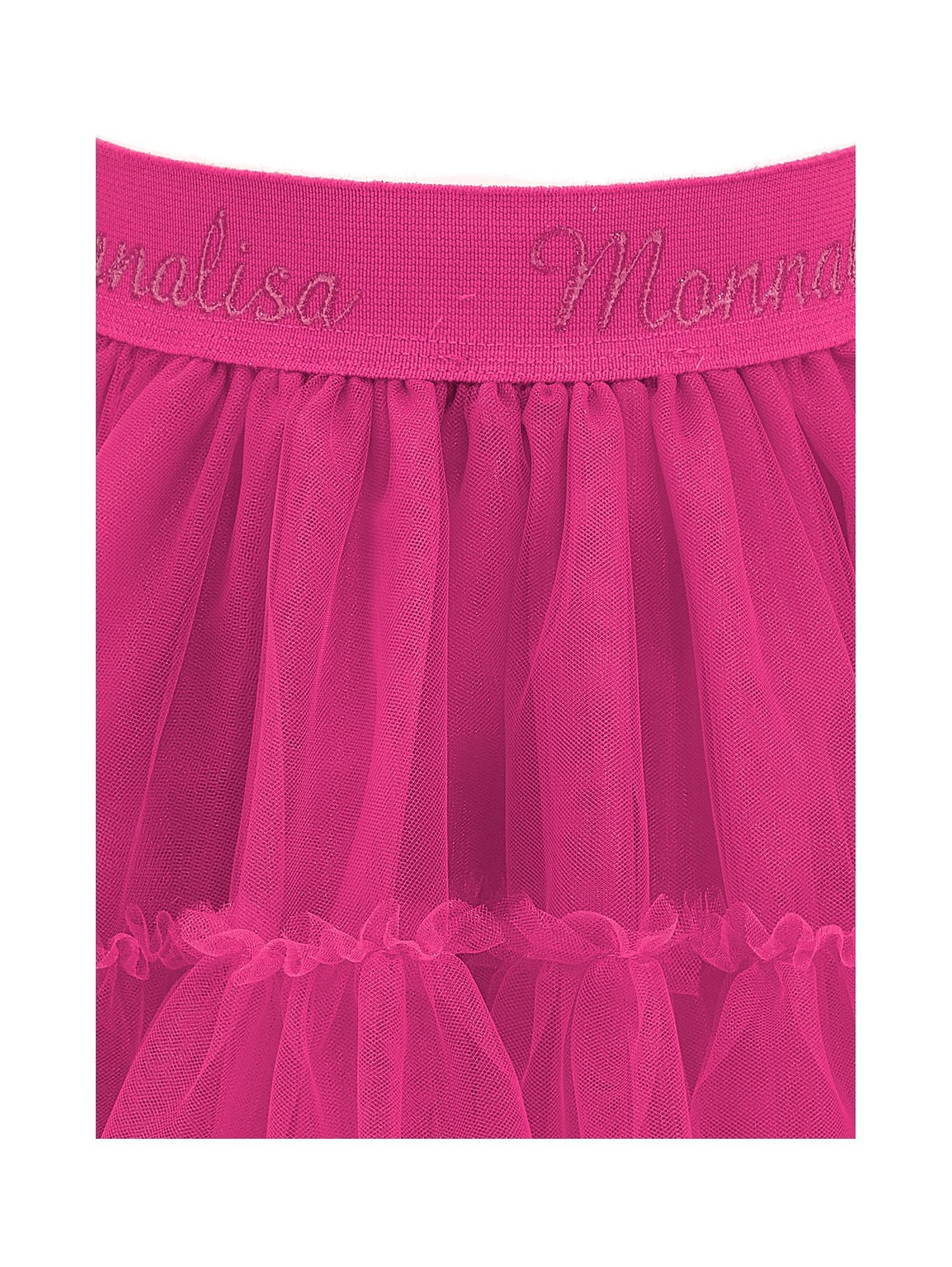 Silk hand tulle skirt