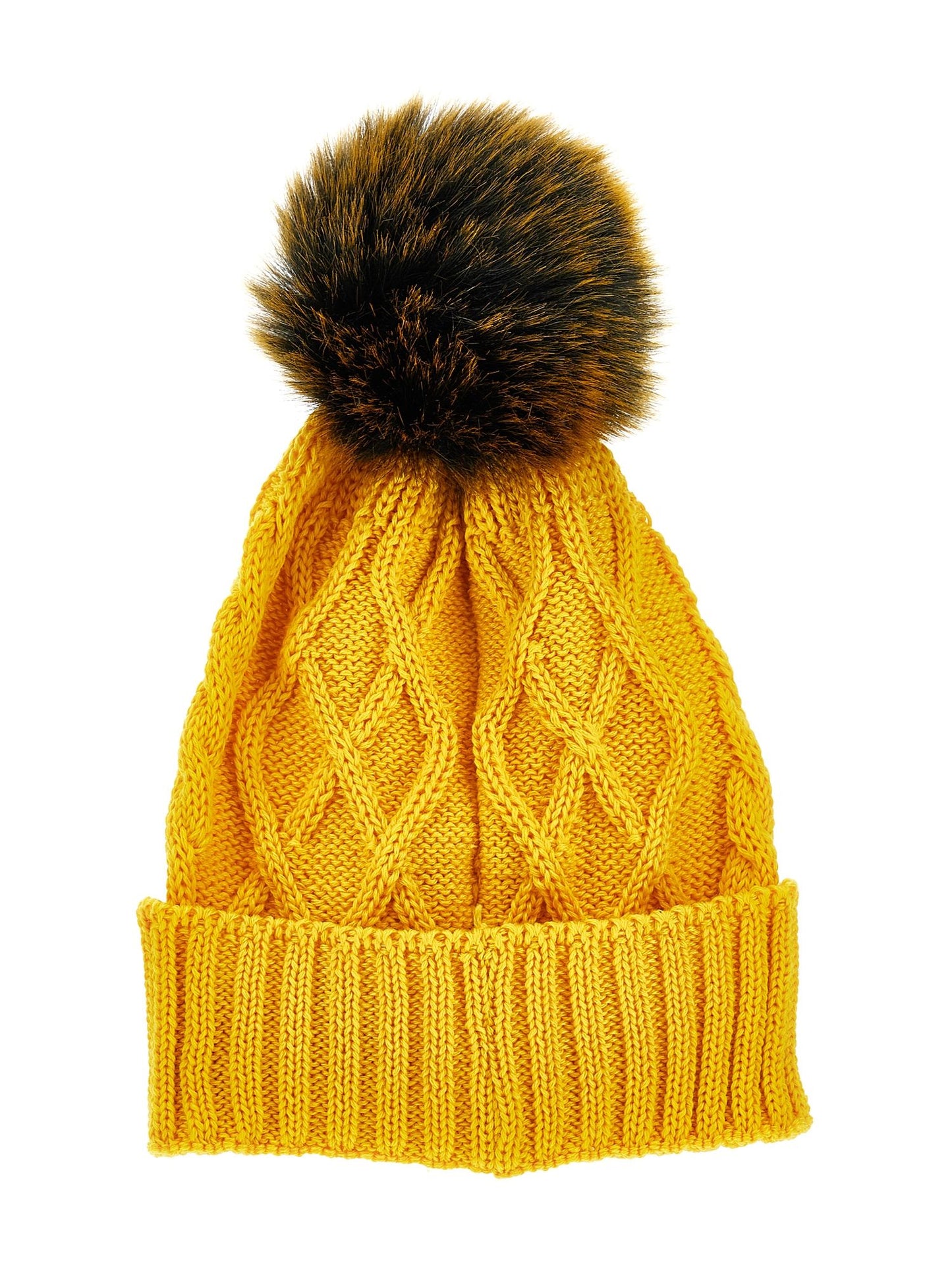 Jacquard wool hat