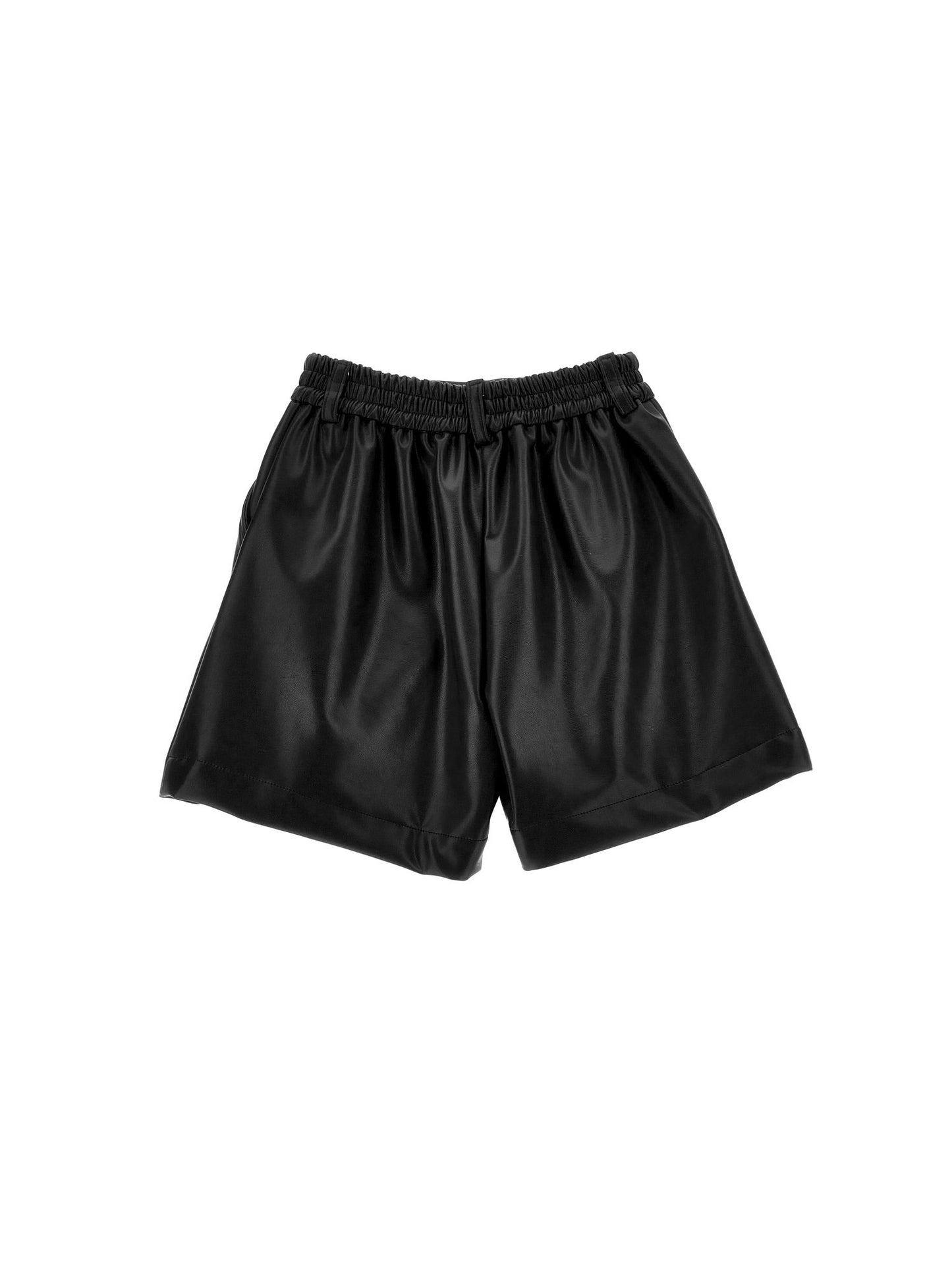 Coated fabric shorts