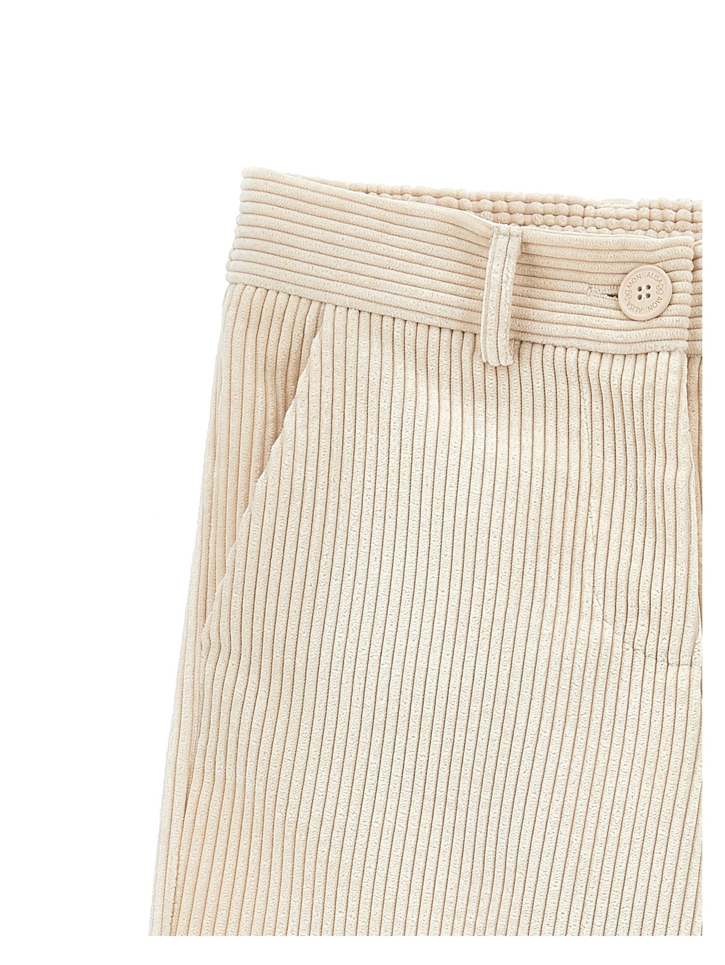 Wide corduroy trousers