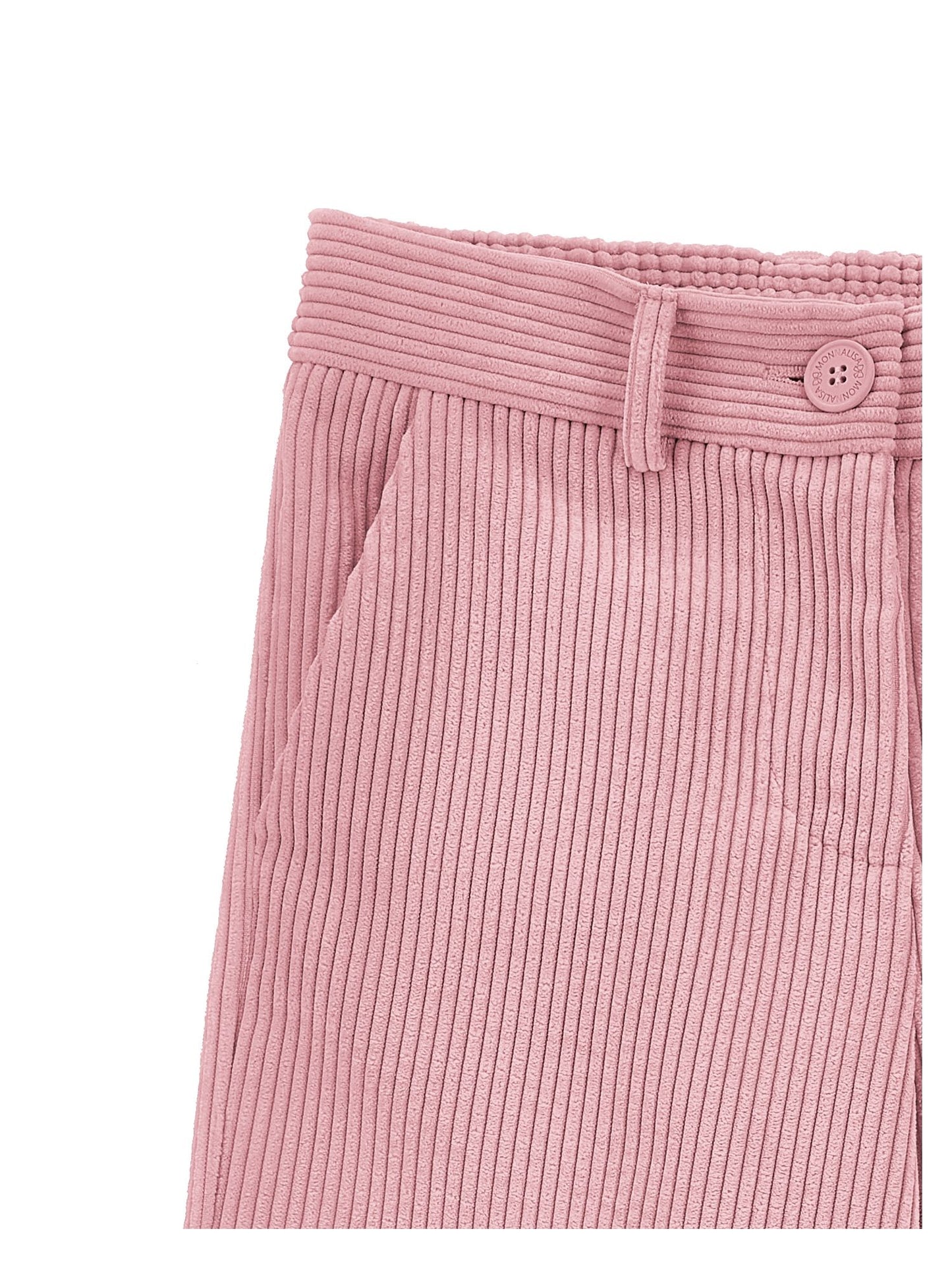 Wide corduroy trousers