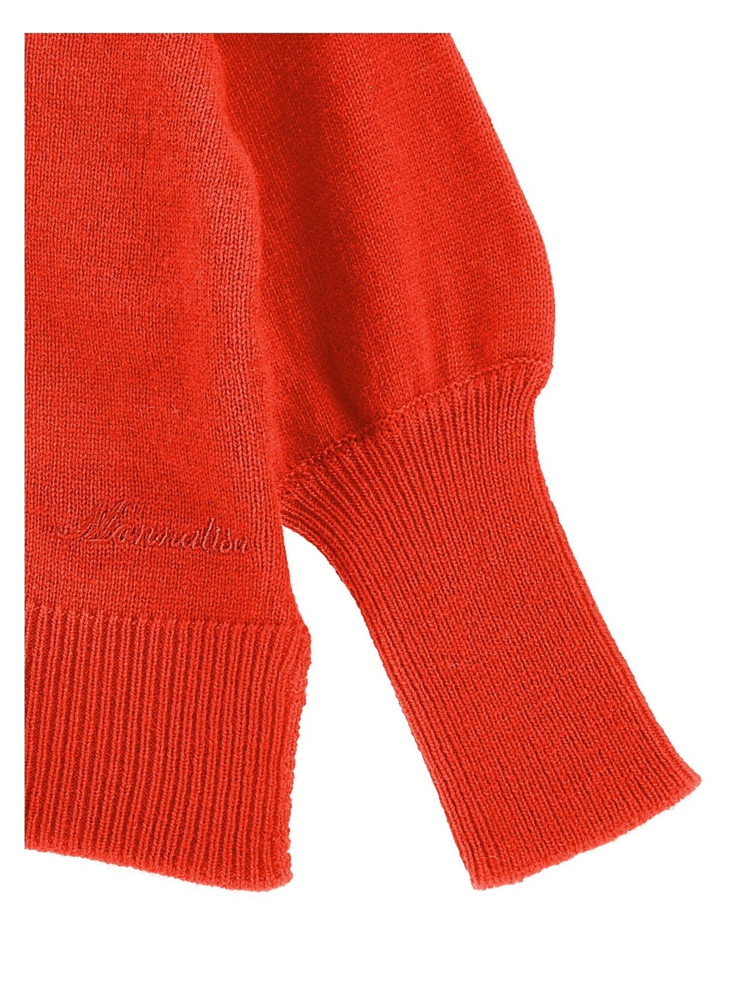 Pullover with back neckline