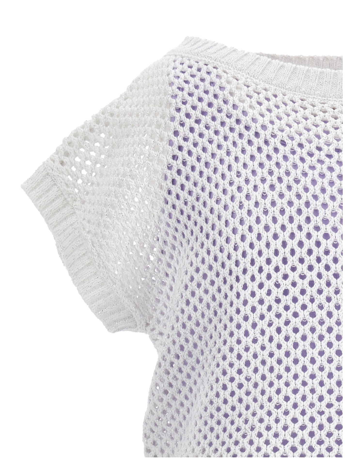 Robe ballon avec haut en maille filet