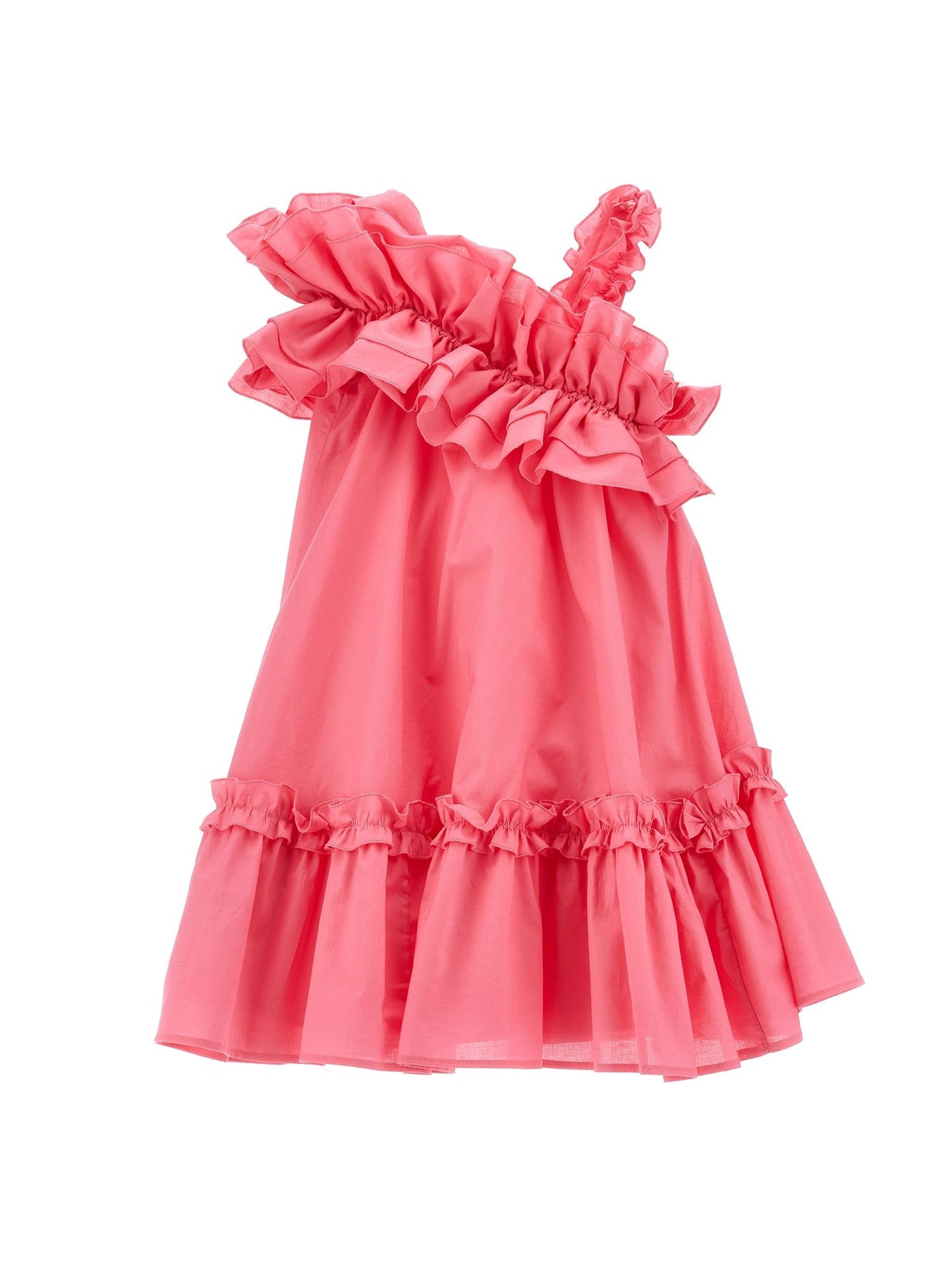 Vestido de muselina asimétrico