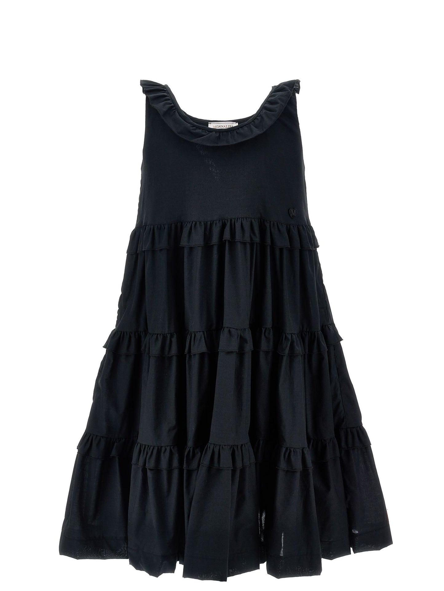 Vestido evasé de muselina