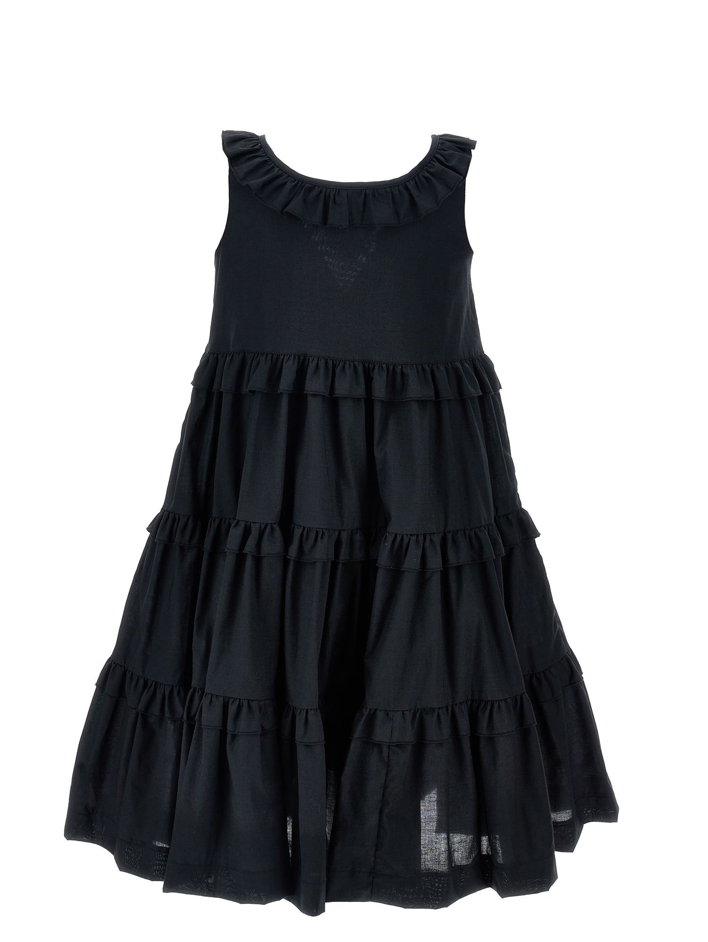 Vestido evasé de muselina