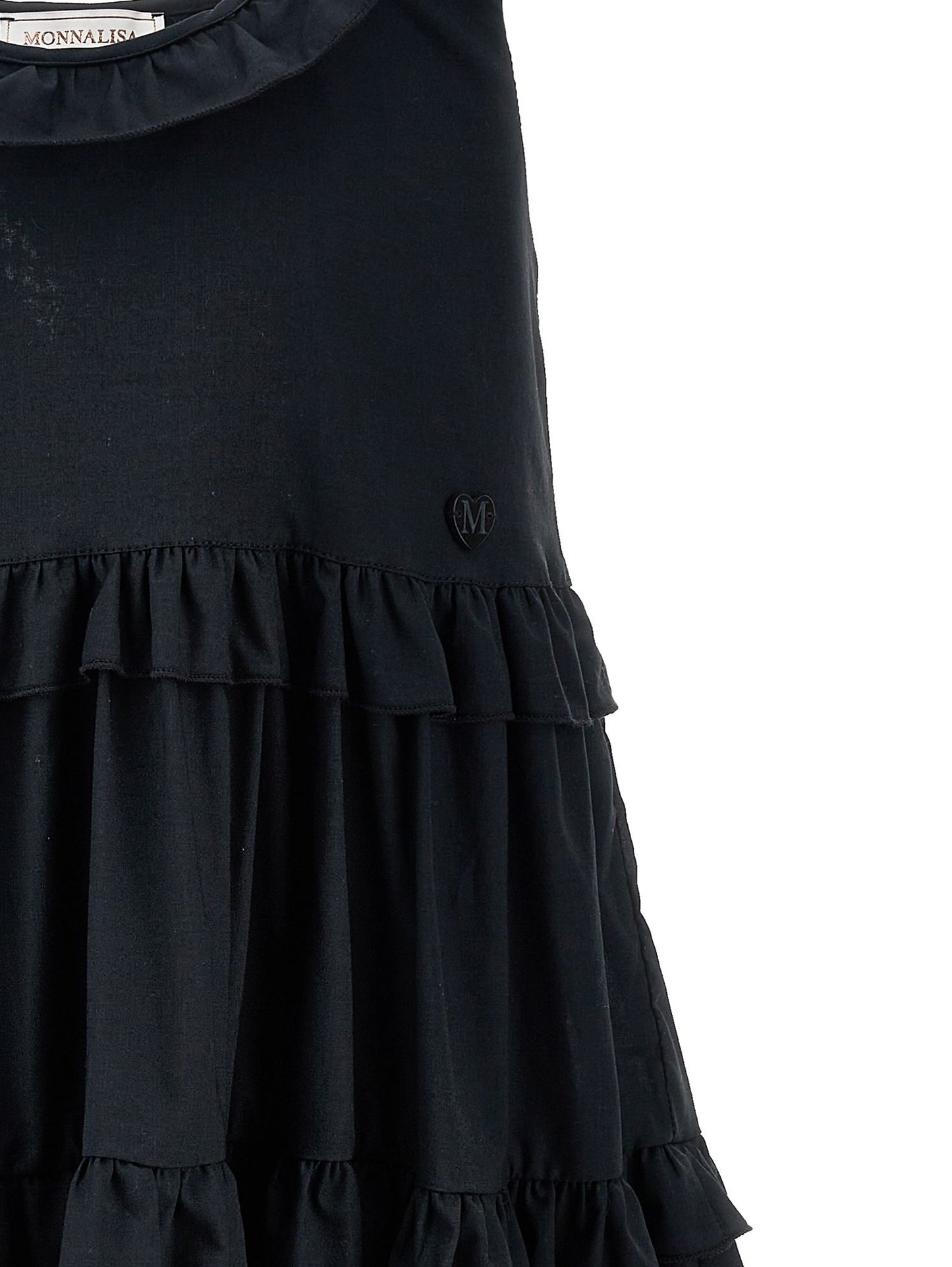 Vestido evasé de muselina