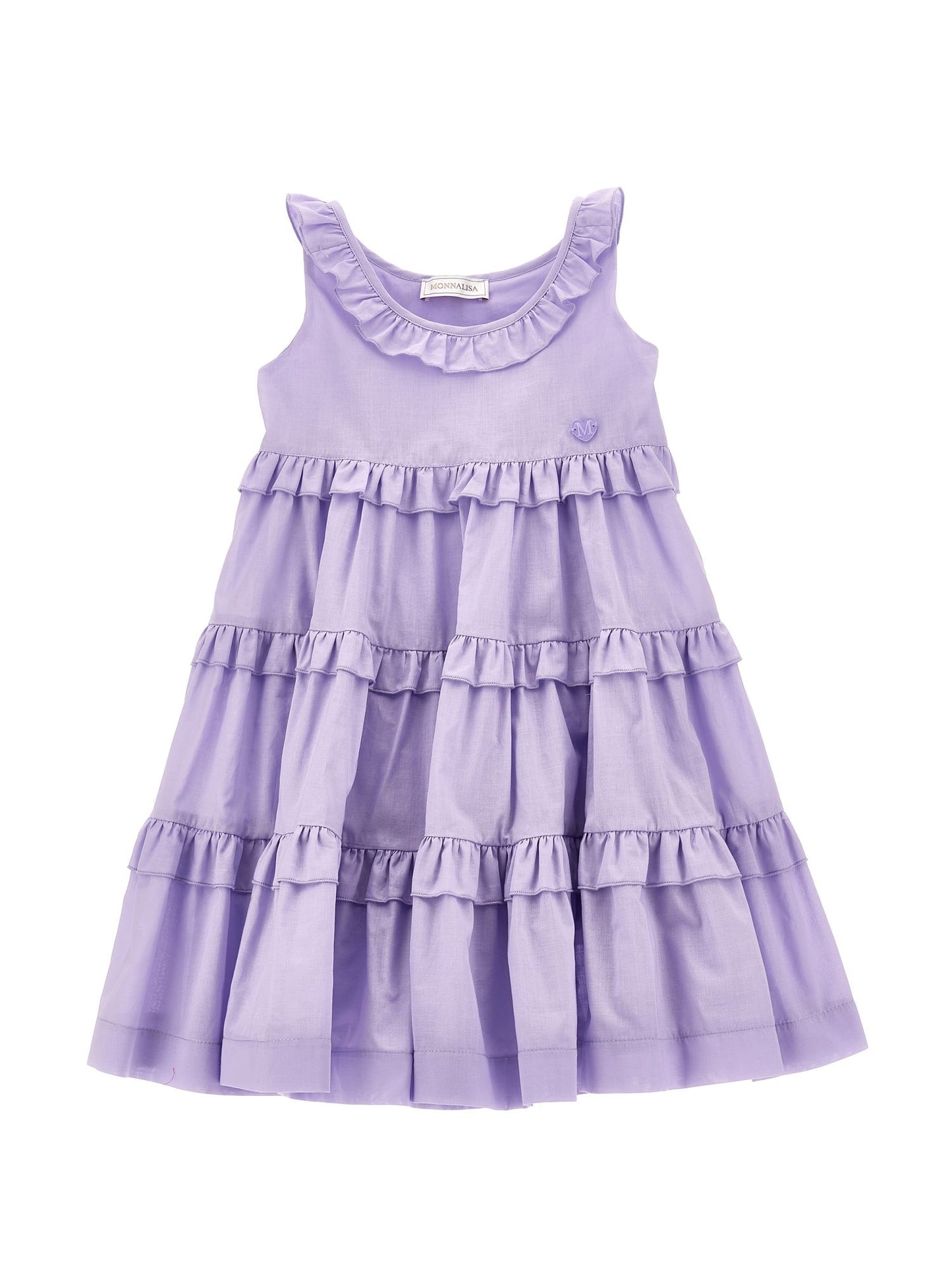 Robe évasée en mousseline
