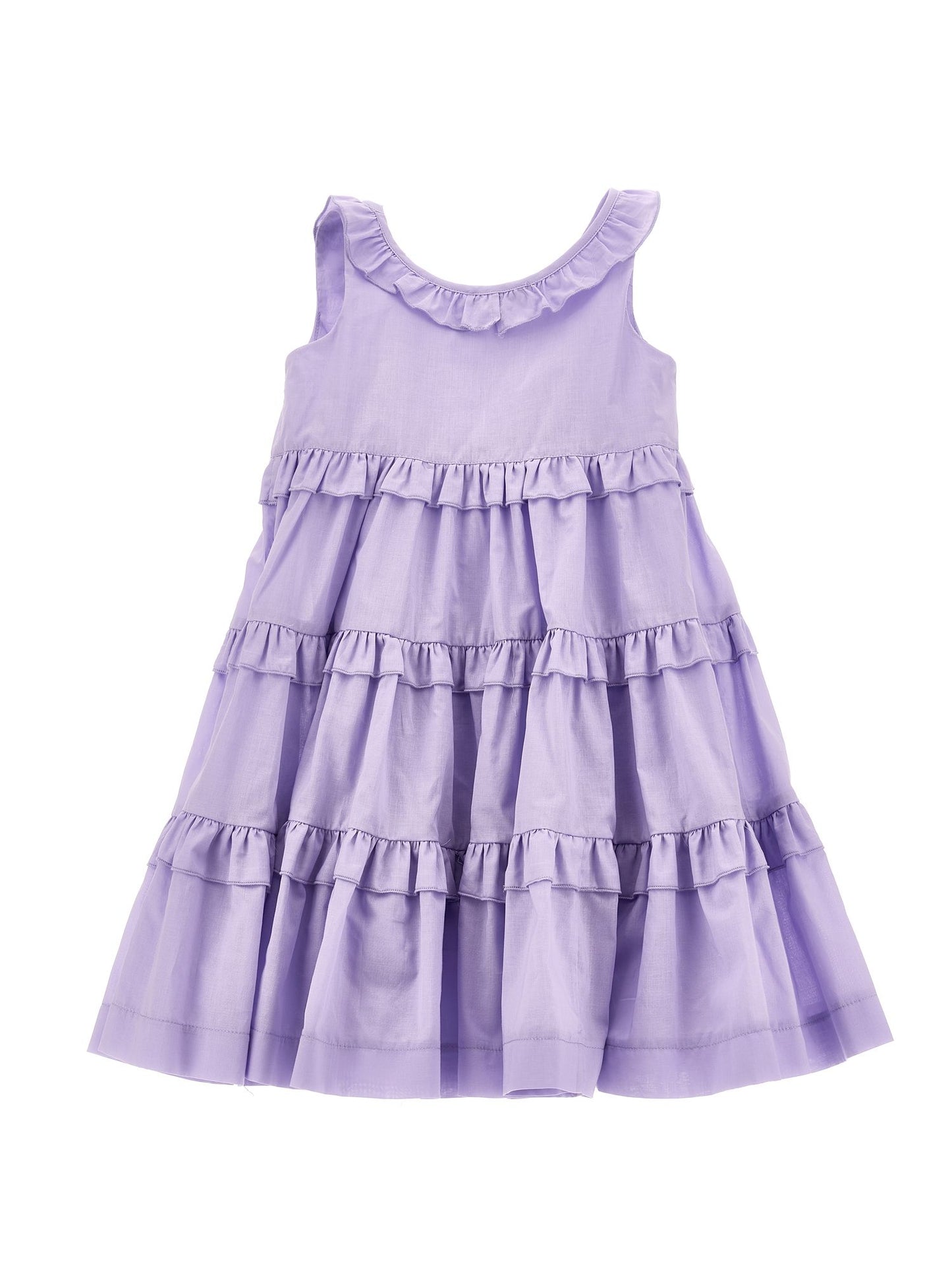 Robe évasée en mousseline