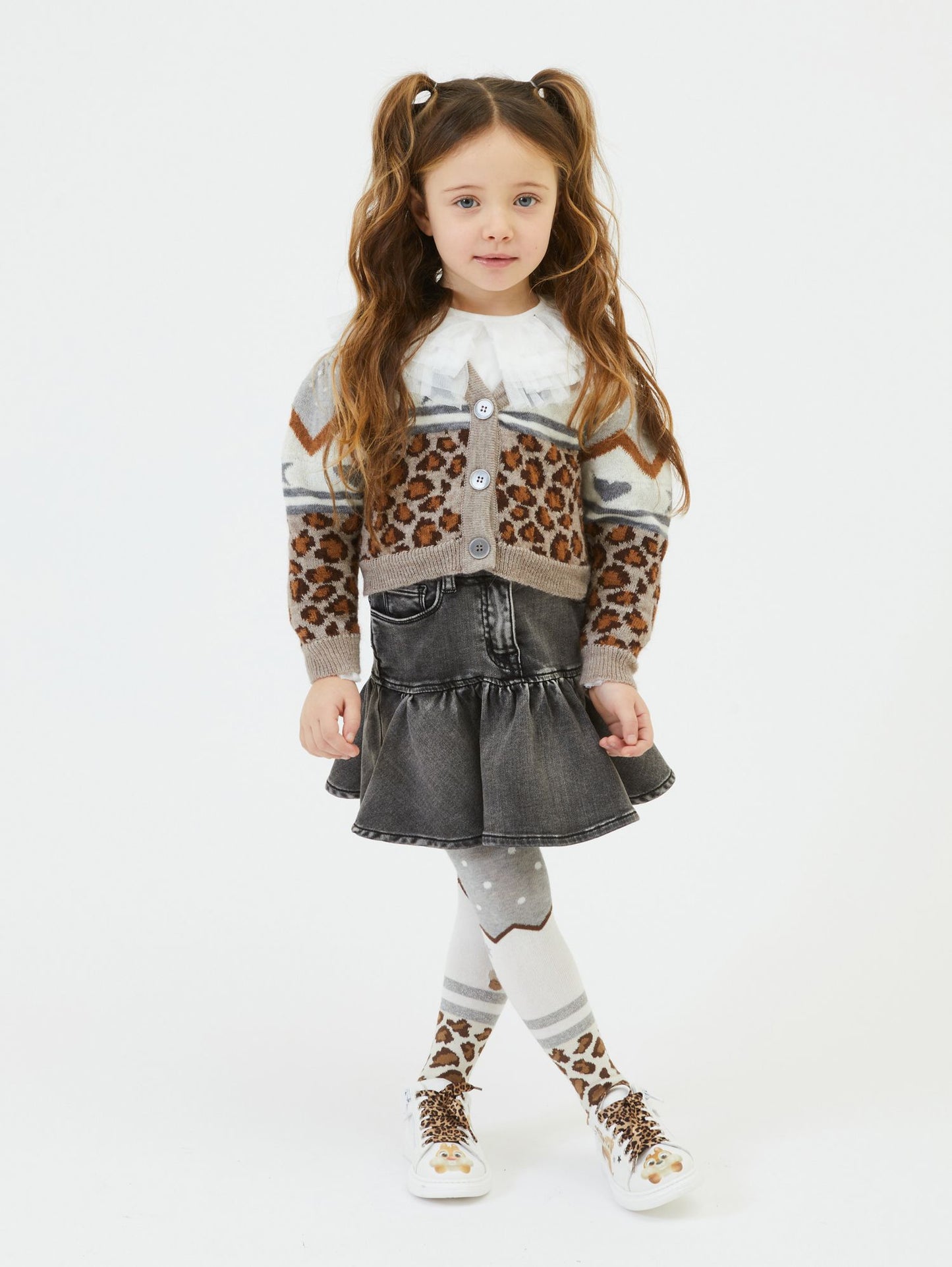 Chip and Dale Short Jeans Skirt