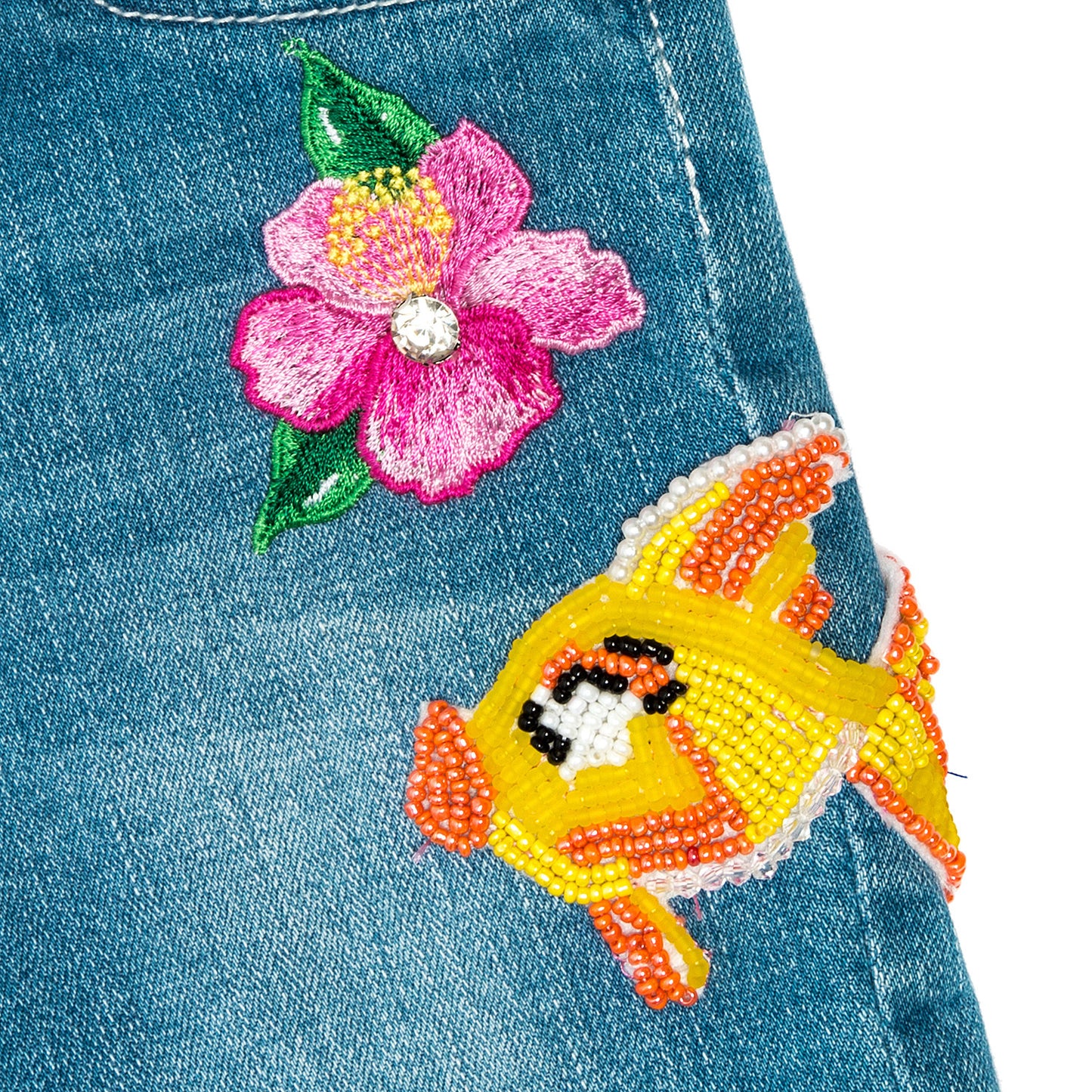 Embroidered Jeans