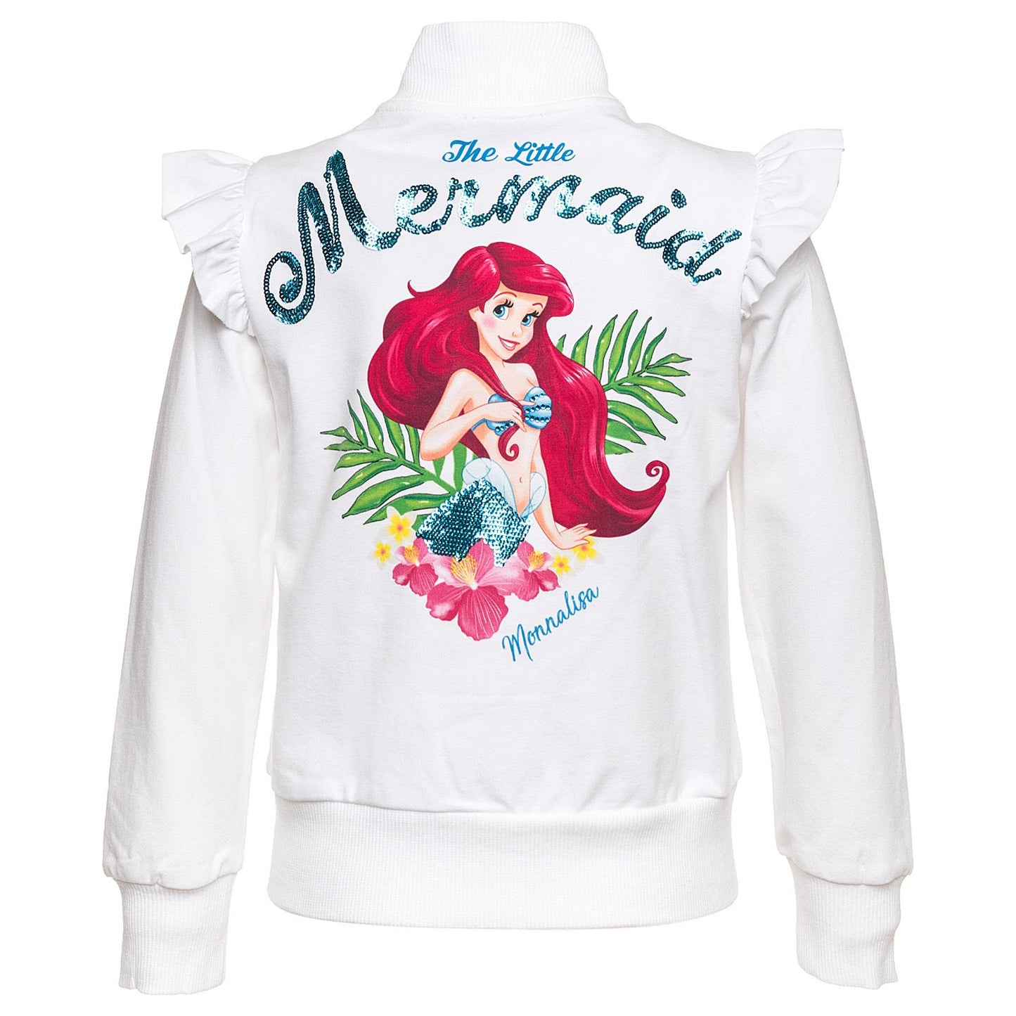 Open sequin sweatshirt