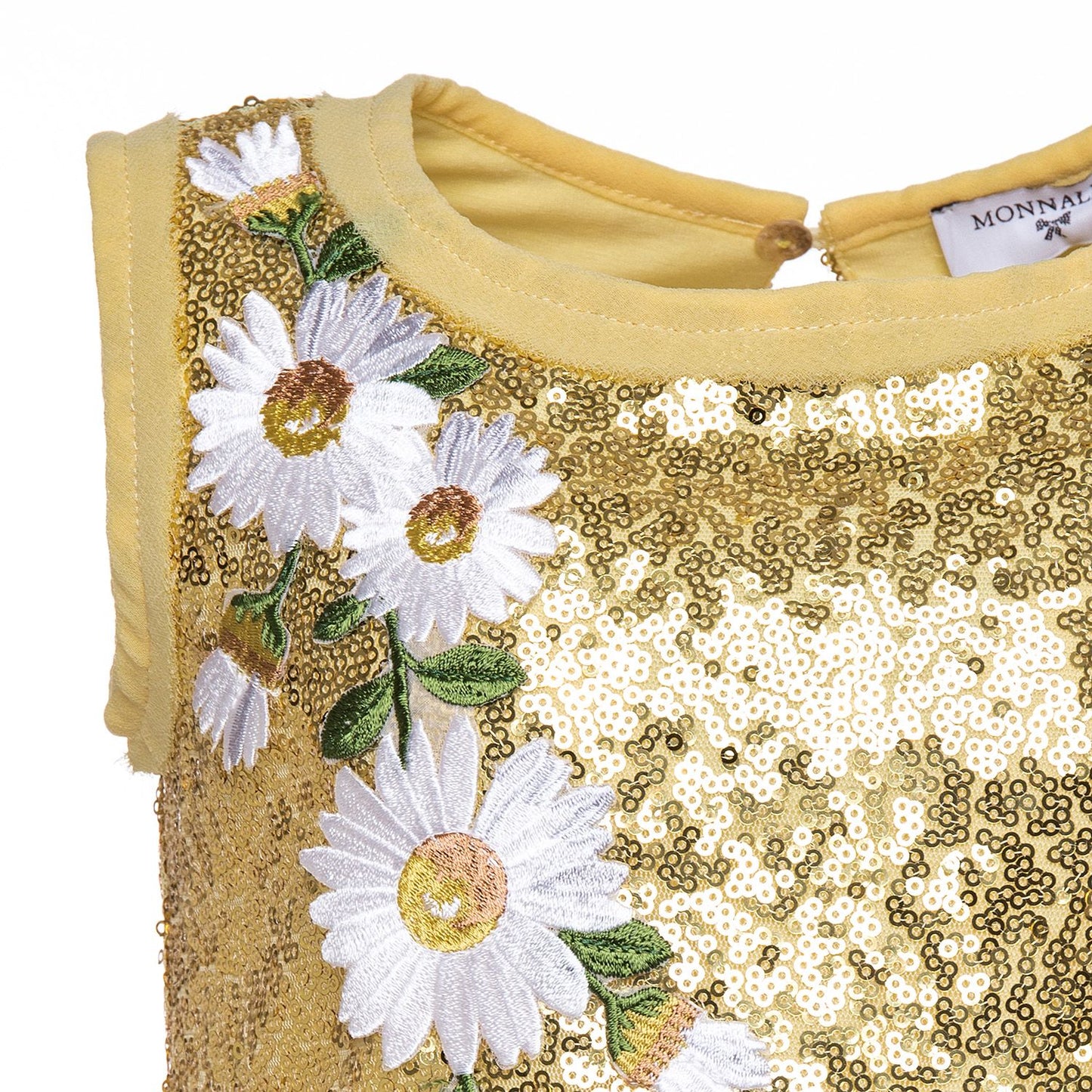 Abito paillettes con ricamo