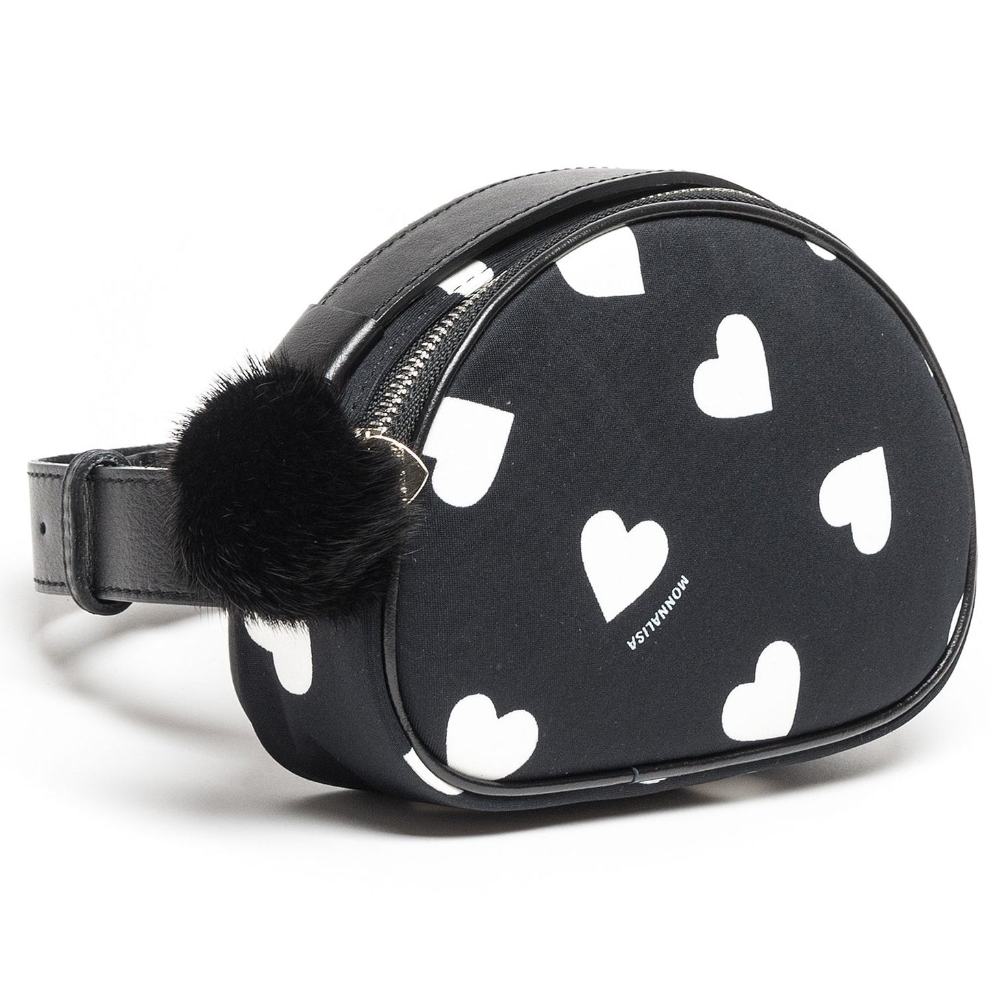 Heart print bum bag