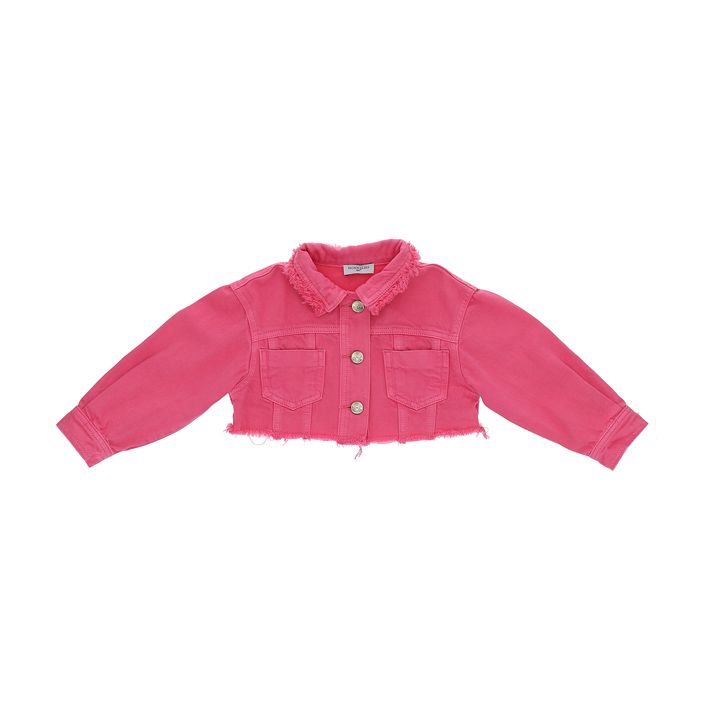 Jacket with rhinestones