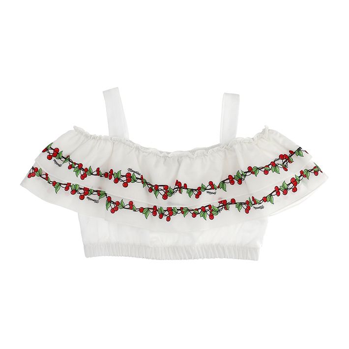 Printed crop top