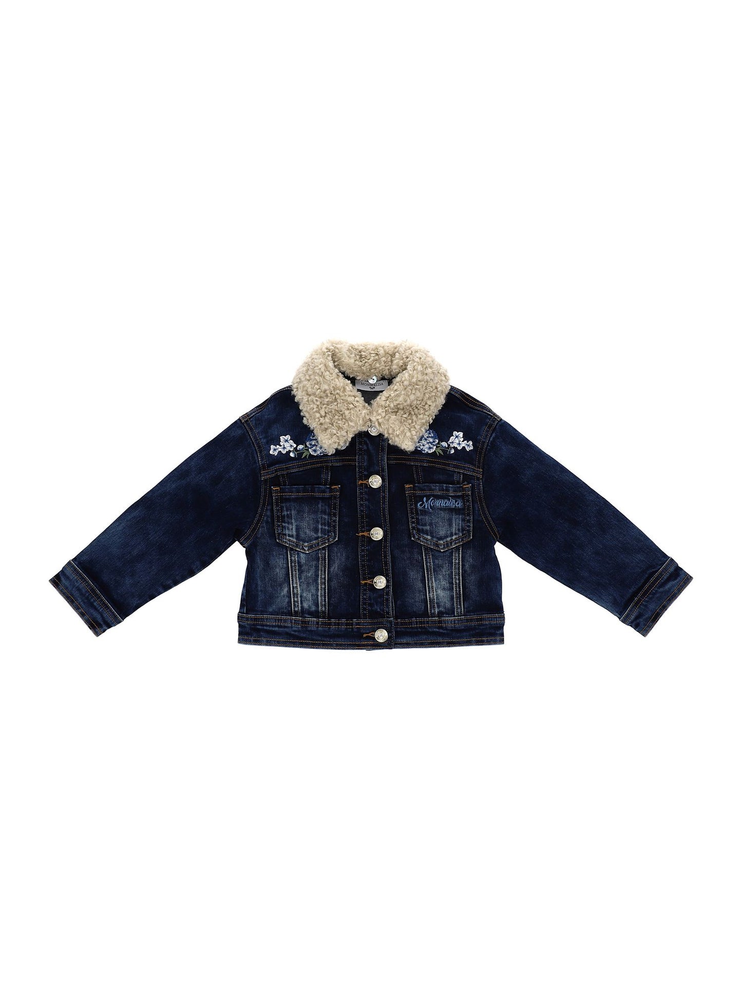 Embroidered denim jacket