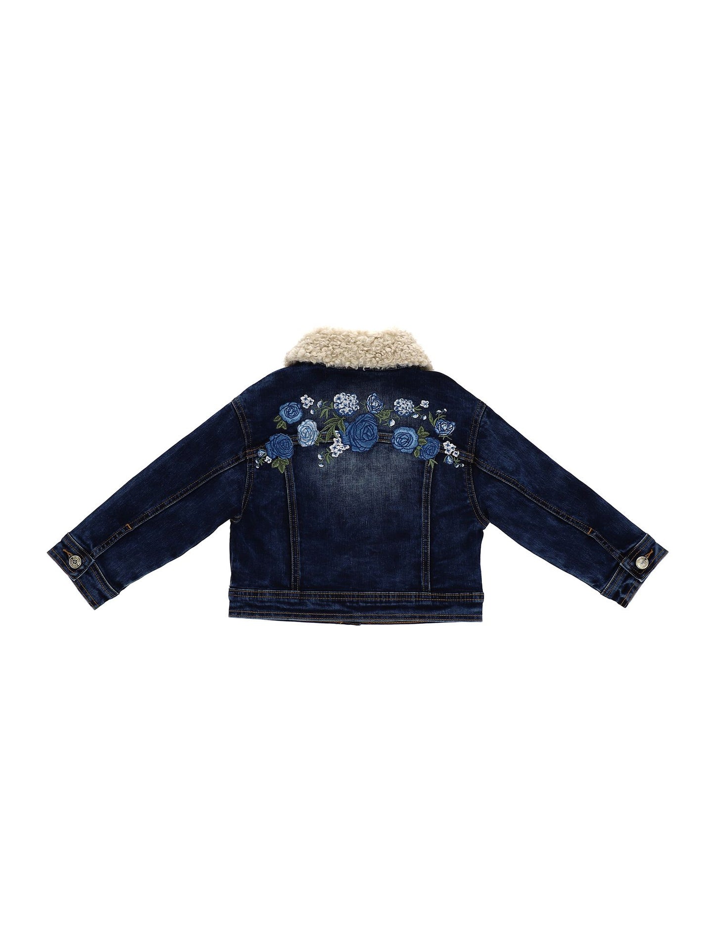 Embroidered denim jacket