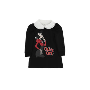 Sweatkleid mit Maxi-Druck