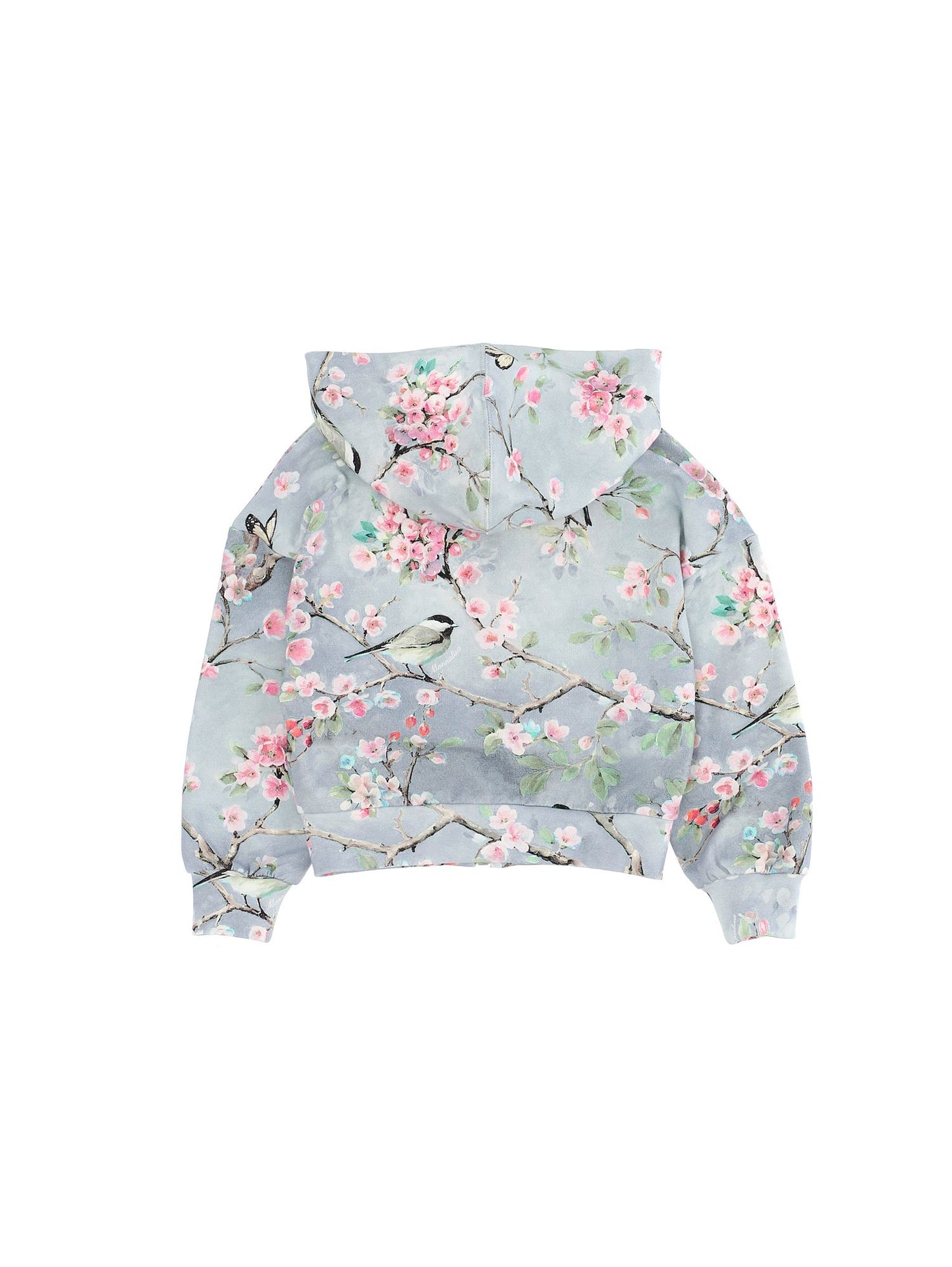 Cotton sweatshirt with ramage print