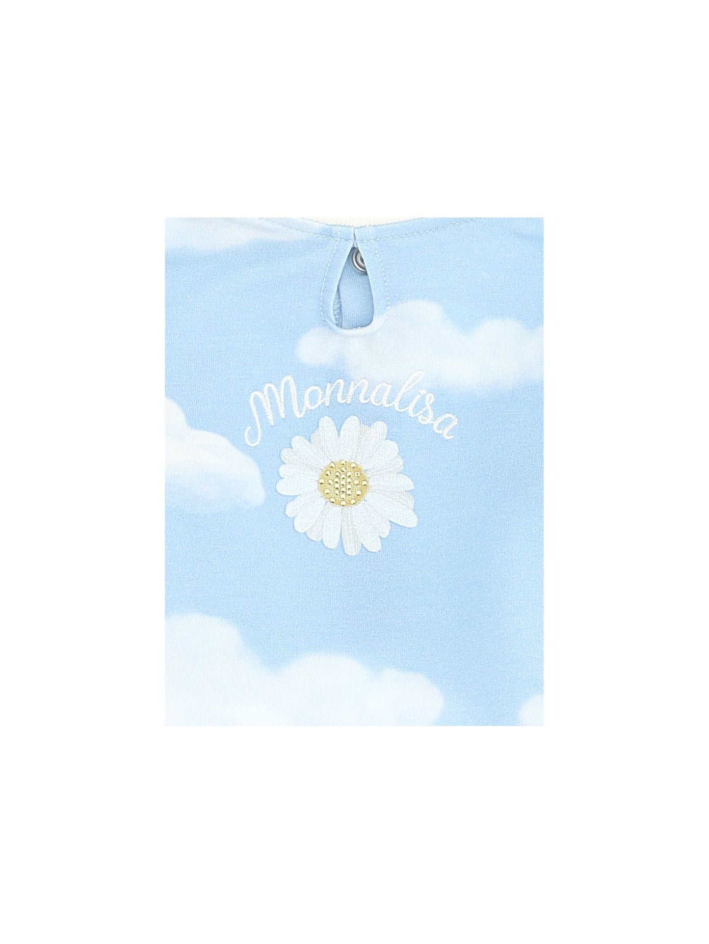 Dog onesie with allover cloud print