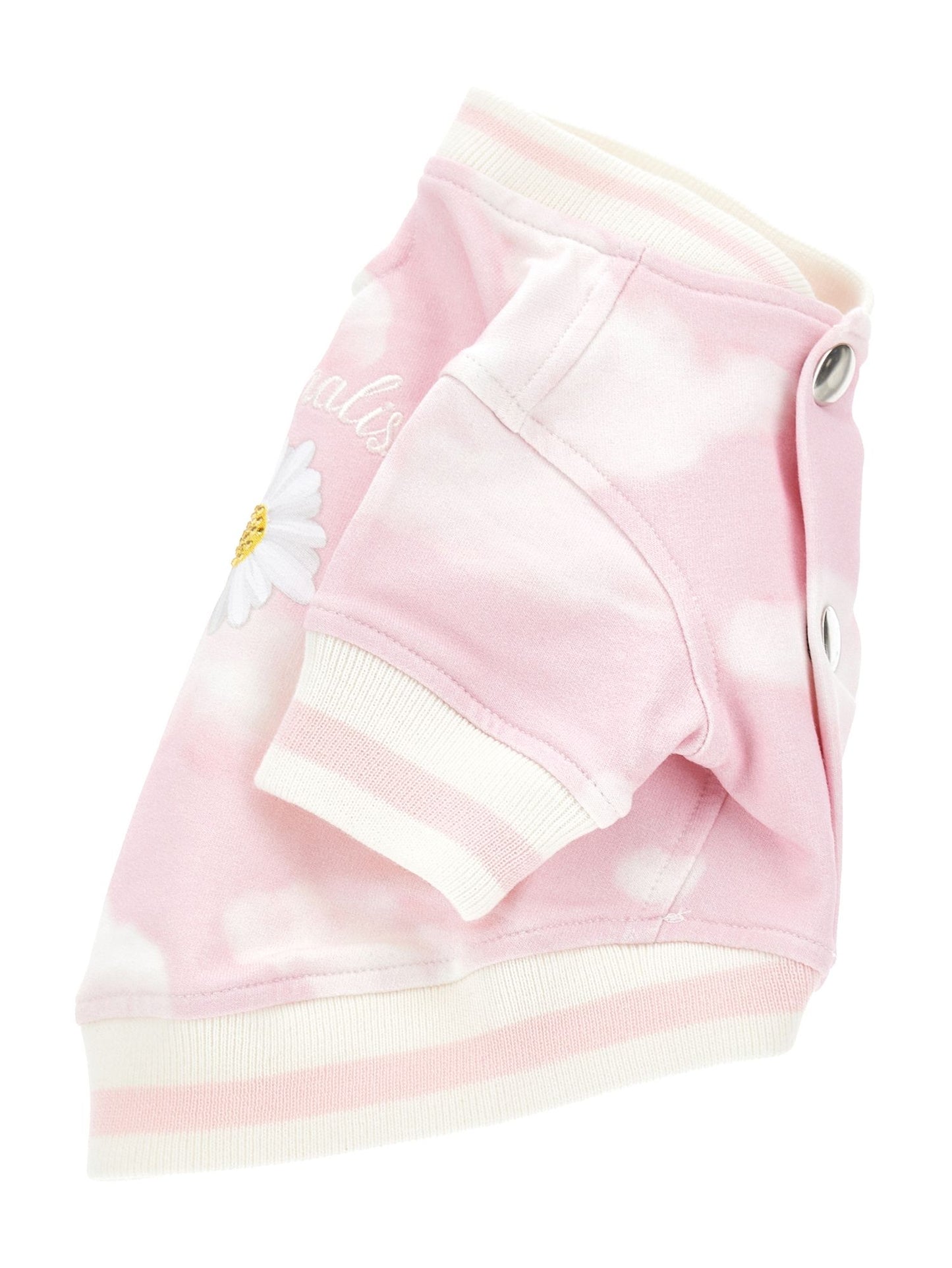 Dog onesie with allover cloud print