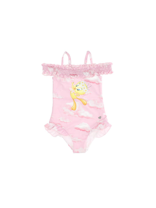 Tweety Clouds One-Piece Swimsuit