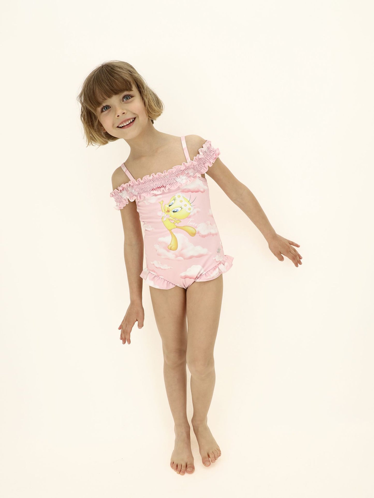 Tweety Clouds One-Piece Swimsuit