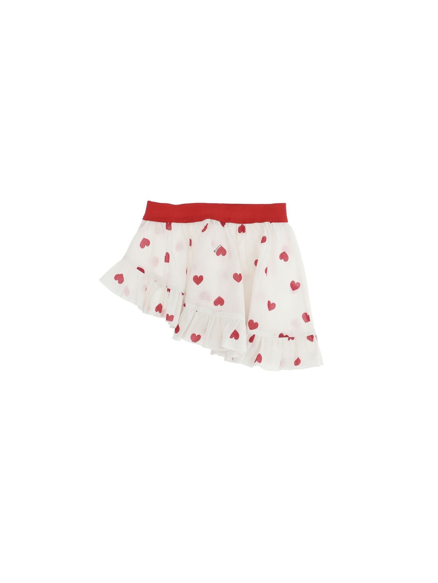 Muslin pareo with heart print