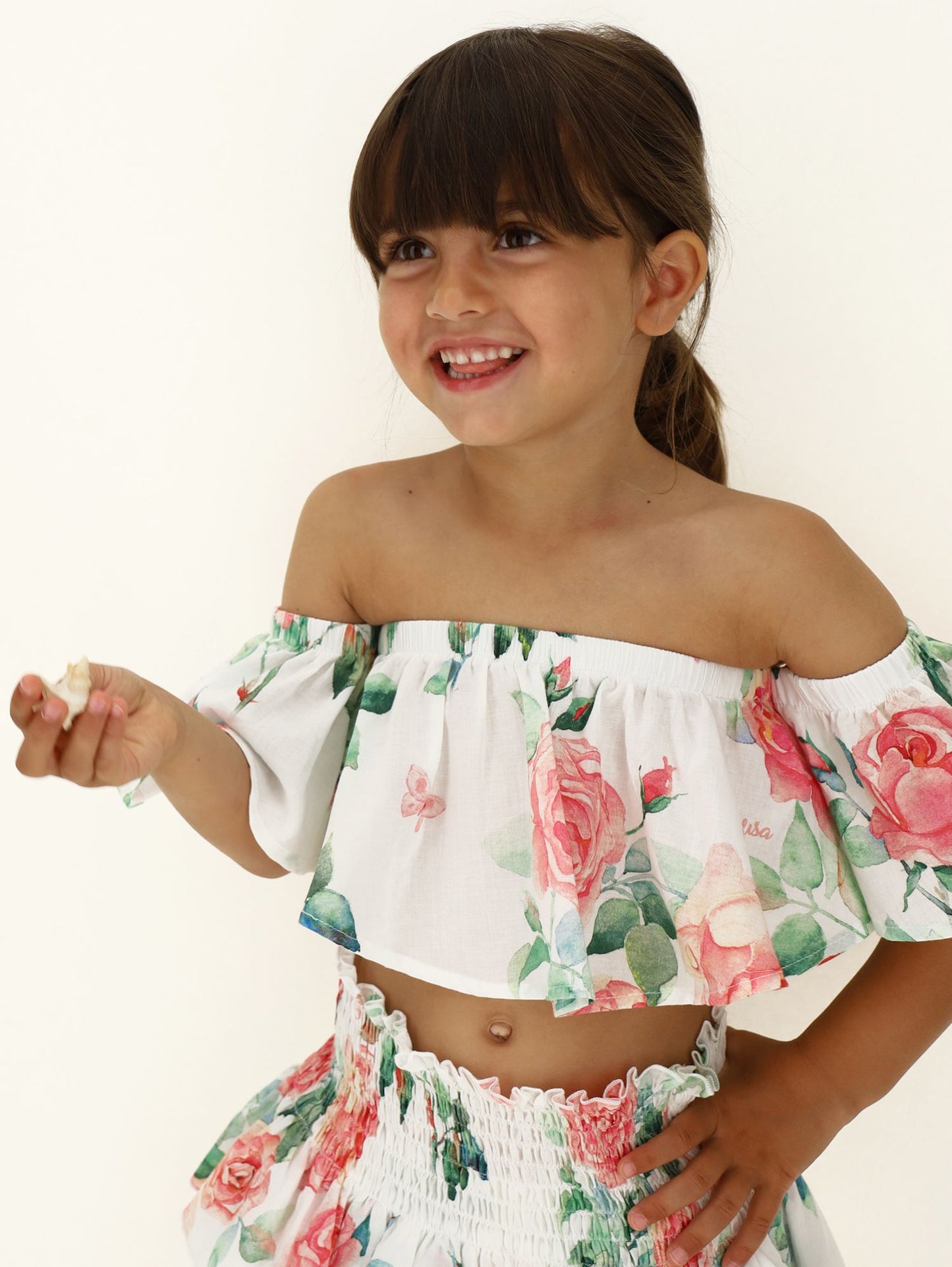 Muslin rose beach set