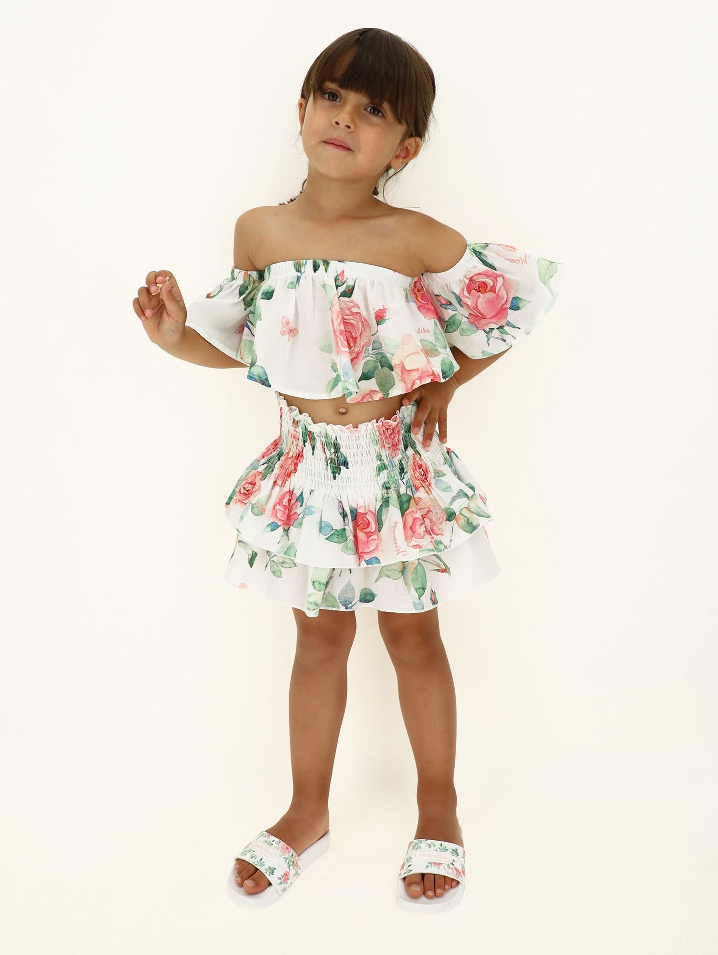 Muslin rose beach set