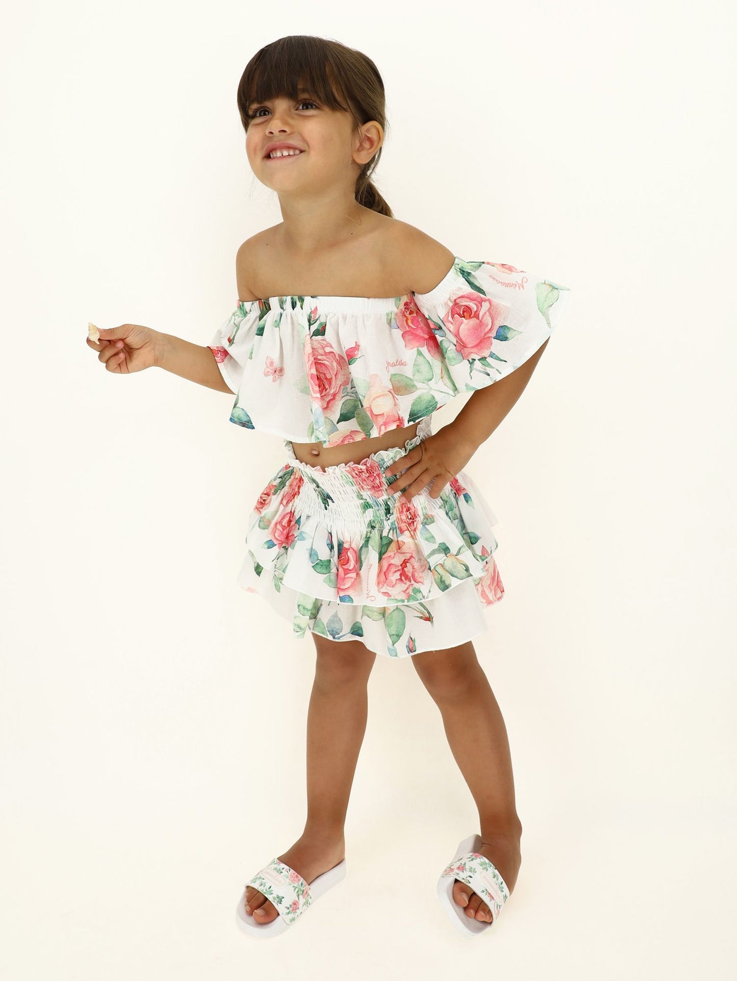 Muslin rose beach set