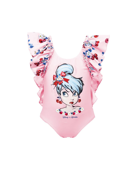 Stretch Tinkerbell costume with ruffles