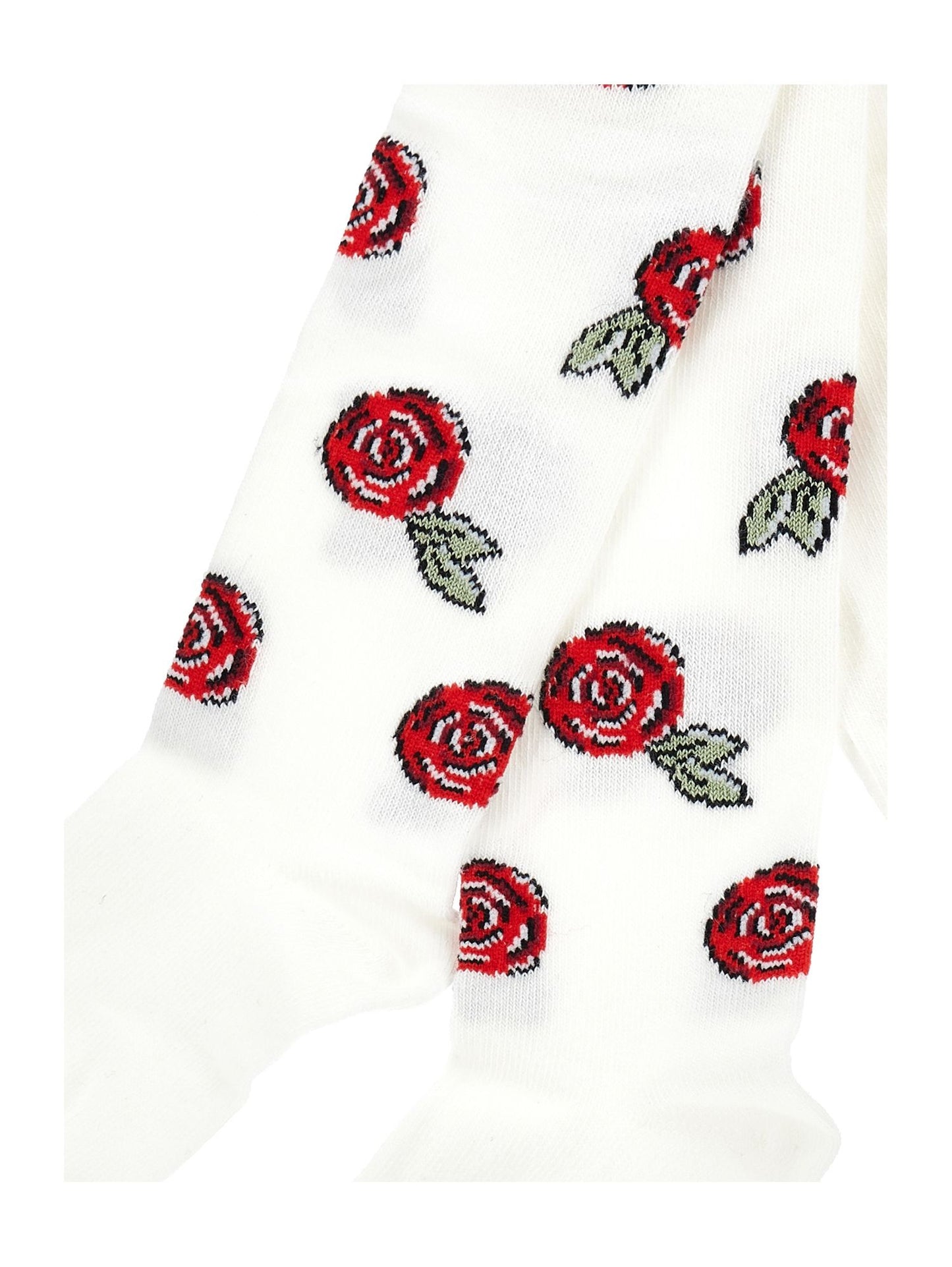 Warm cotton jacquard tights