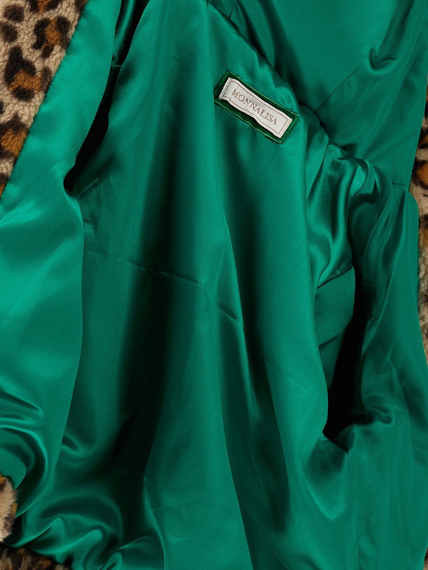 Spotted plush bomber jacket