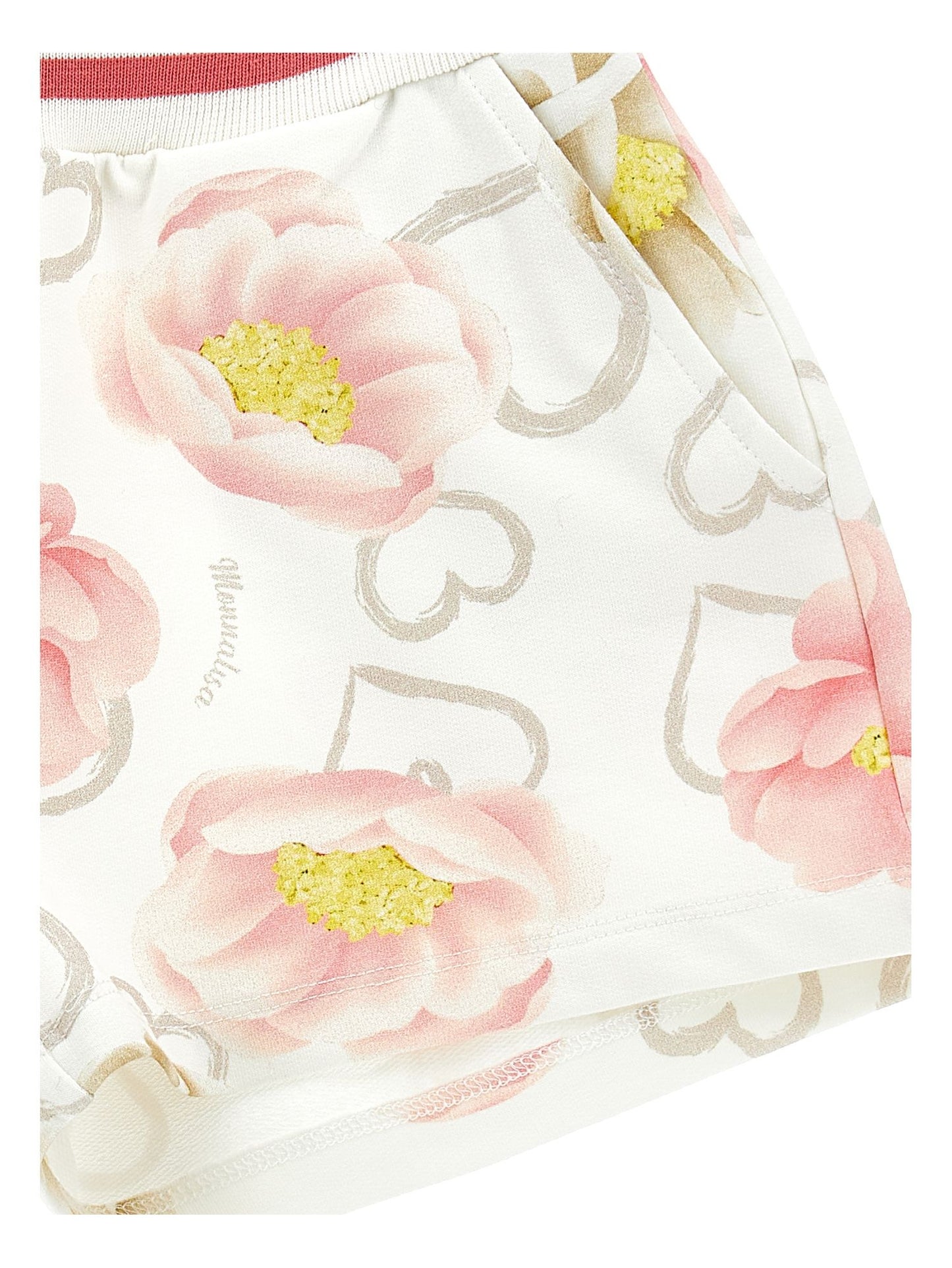 Anemone Print Sweatshirt Shorts