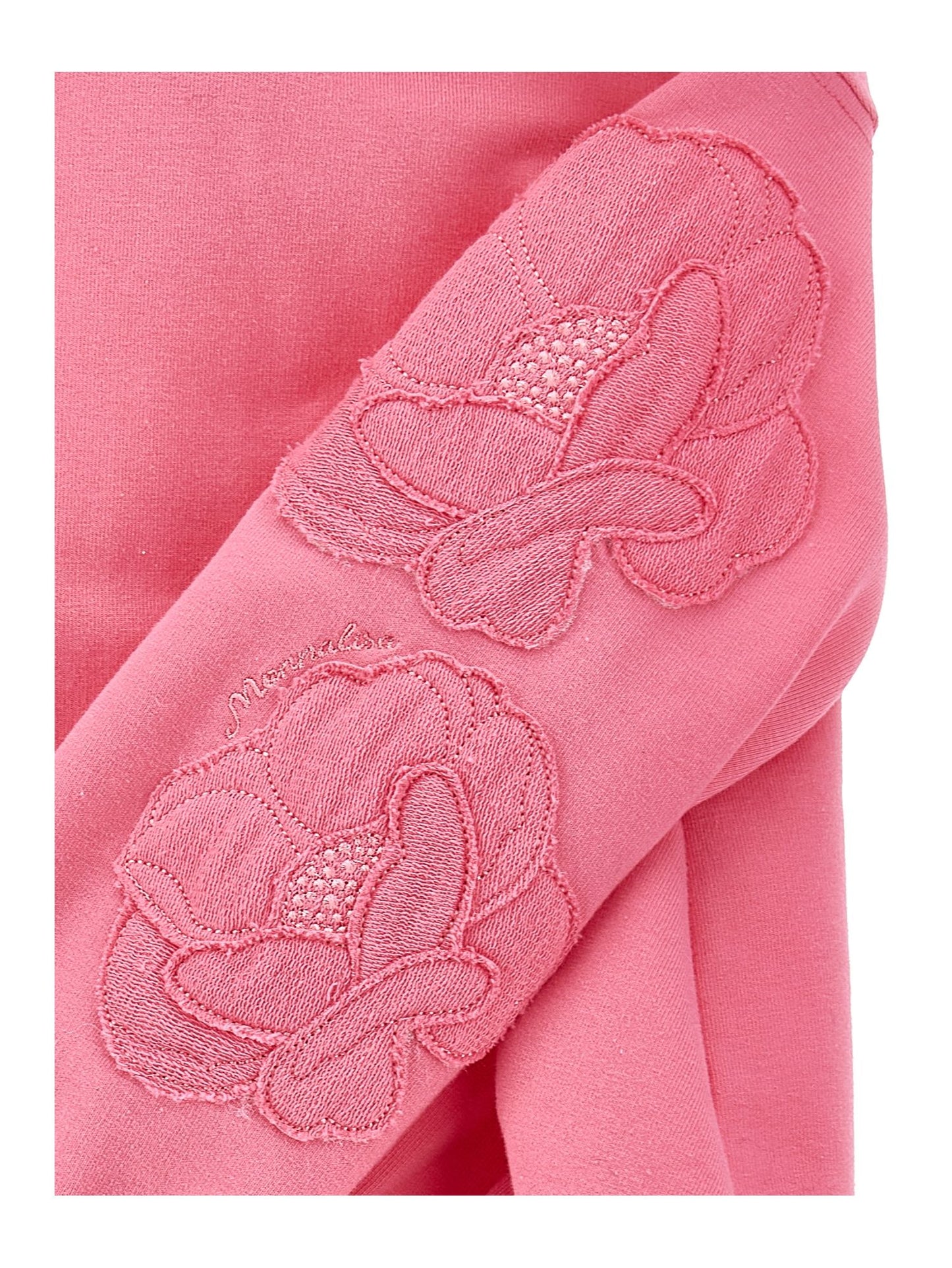 Sweatshirt with anemone embroidery