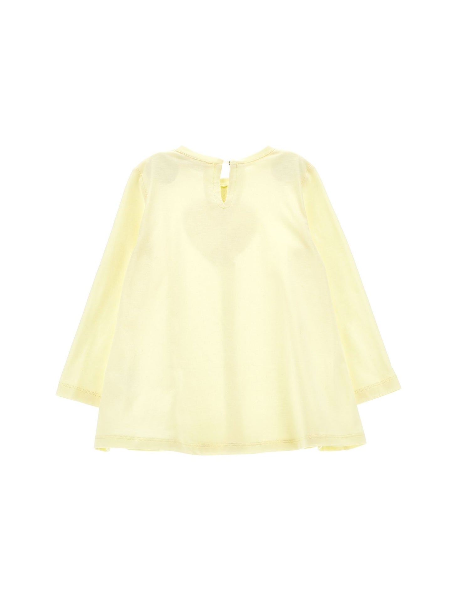 Maxi t-shirt with ruffled heart