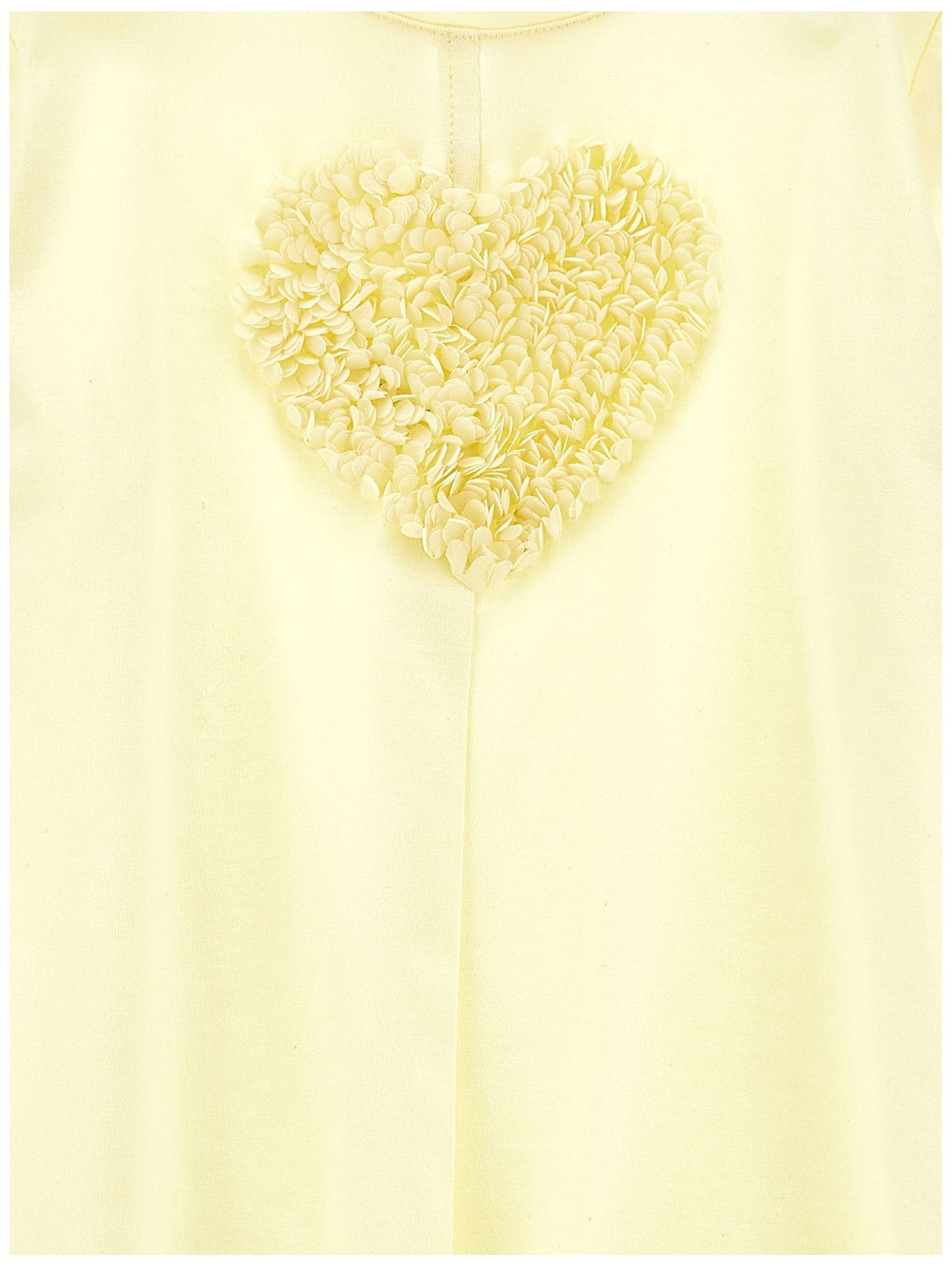 Maxi t-shirt with ruffled heart