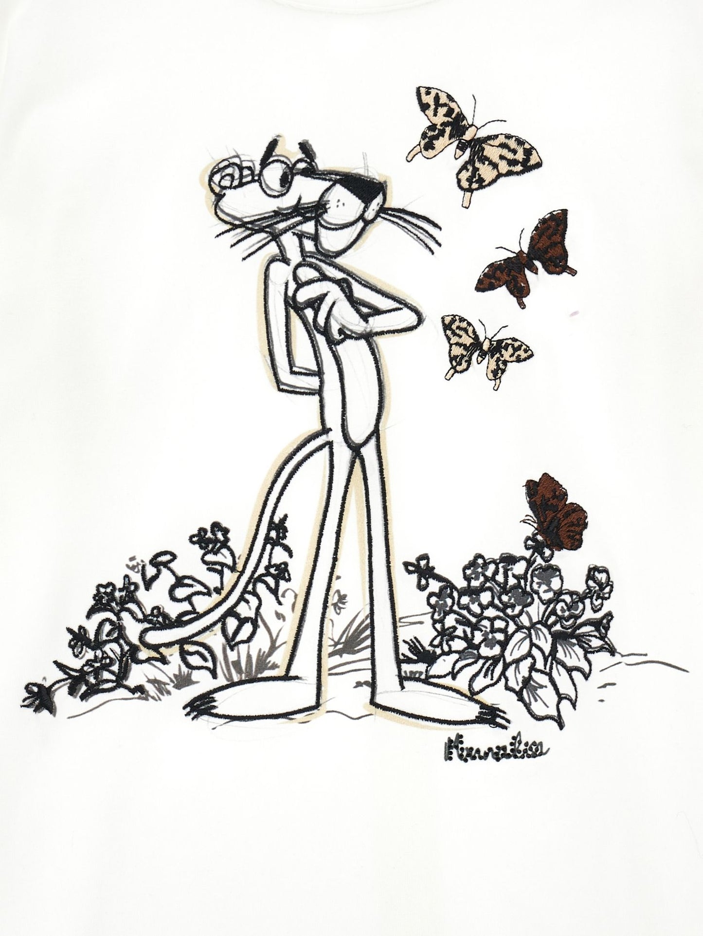 Pink Panther long-sleeved T-shirt